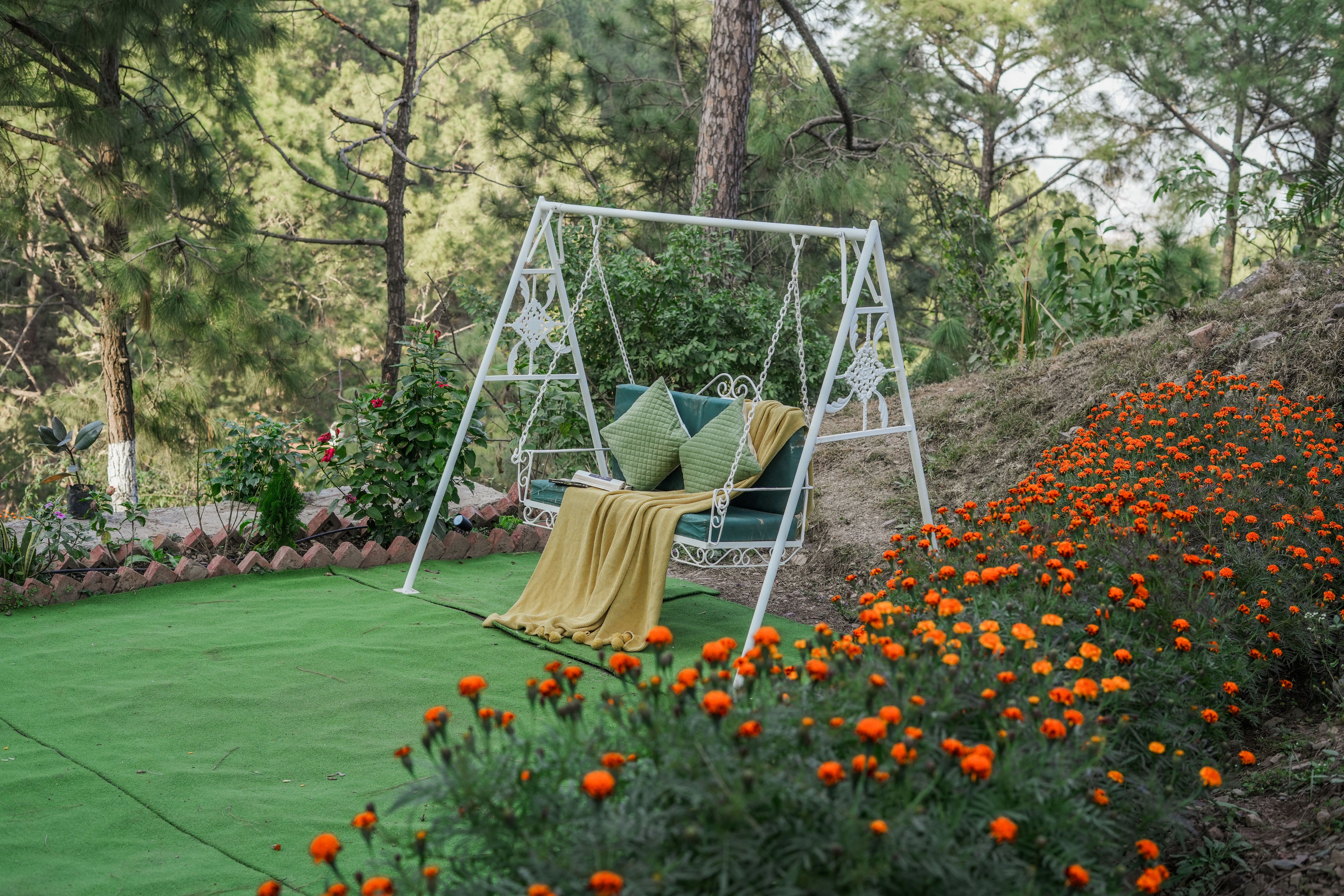 Pine View Resort | Pet-friendly Hilltop 1-Suite With Garden-Facing Balcony, Rooftop lounge, Restro & Game Zone — photo 20