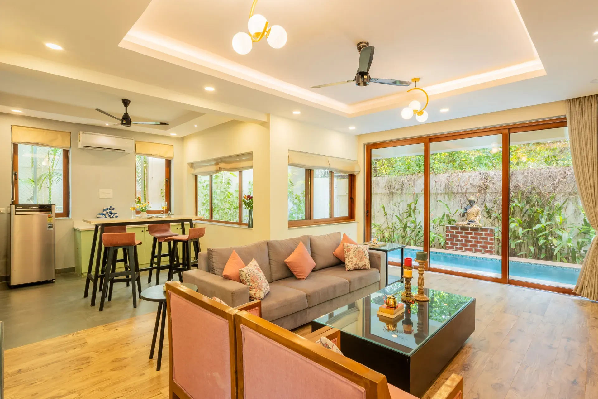 Villa Judiline | Elegant Pet-friendly 3-BHK Villa With Pvt Pool, Indoor Bar & Outdoor Sitting — photo 12