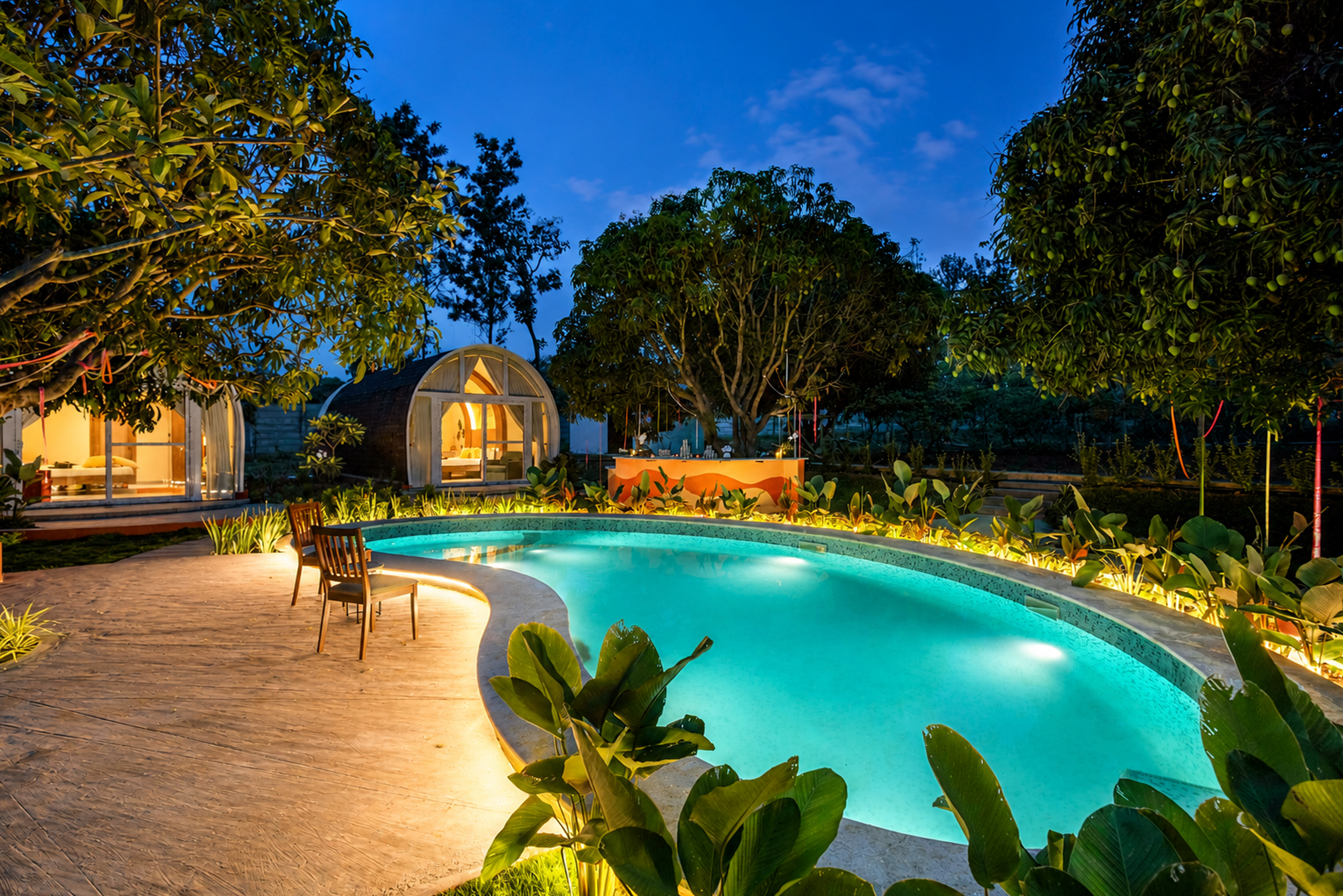 Tanira Farms Moonrise | Contemporary Pet- friendly Igloo Cottage with Pool, Bar and Garden — photo 23
