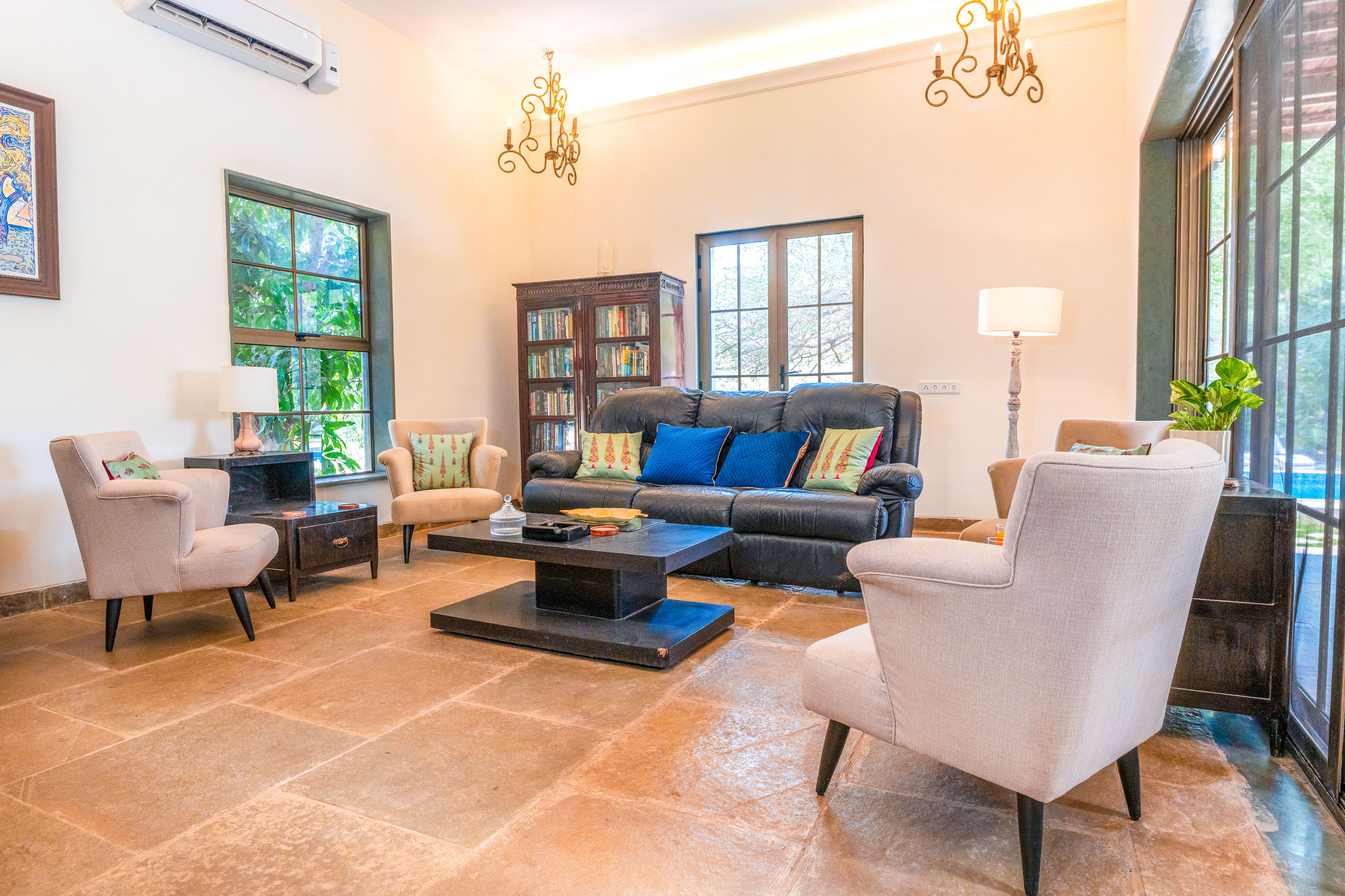Casa Mocha | 5-BHK Pet-friendly Retreat With Pvt Pool, Verandah & Ent Lounge — photo 22