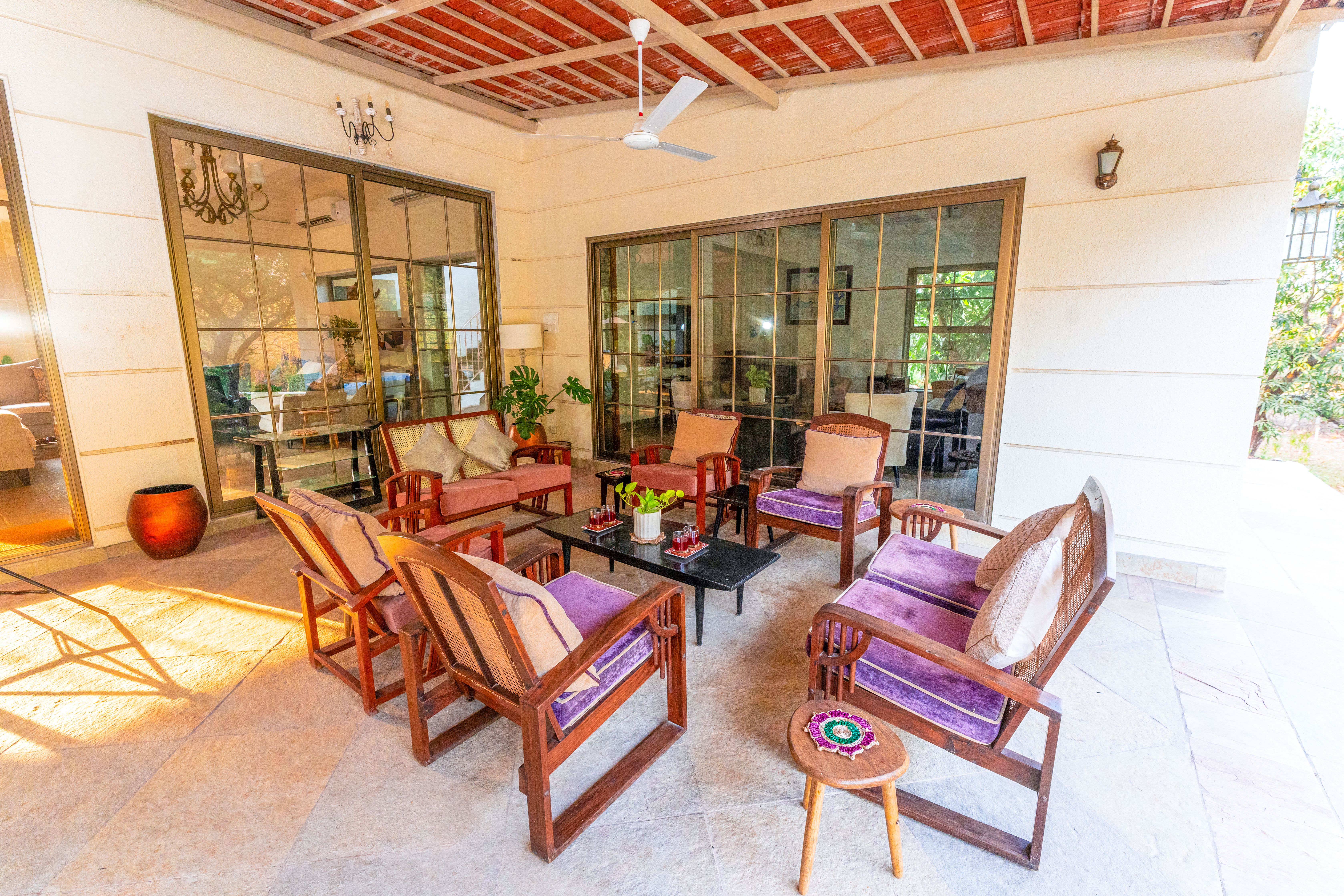 Casa Mocha | 5-BHK Pet-friendly Retreat With Pvt Pool, Verandah & Ent Lounge — photo 9