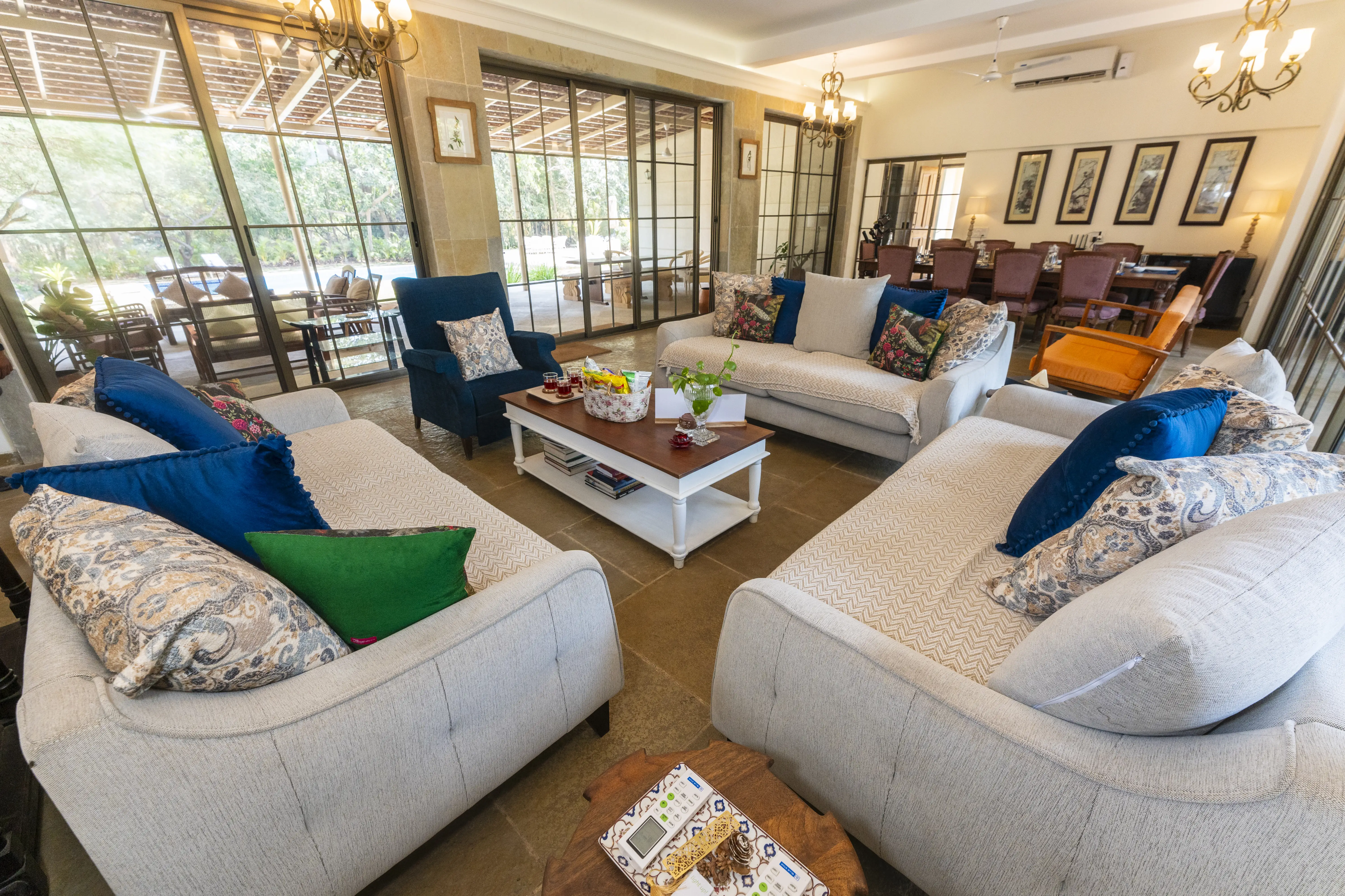 Casa Mocha | 5-BHK Pet-friendly Retreat With Pvt Pool, Verandah & Ent Lounge — photo 20