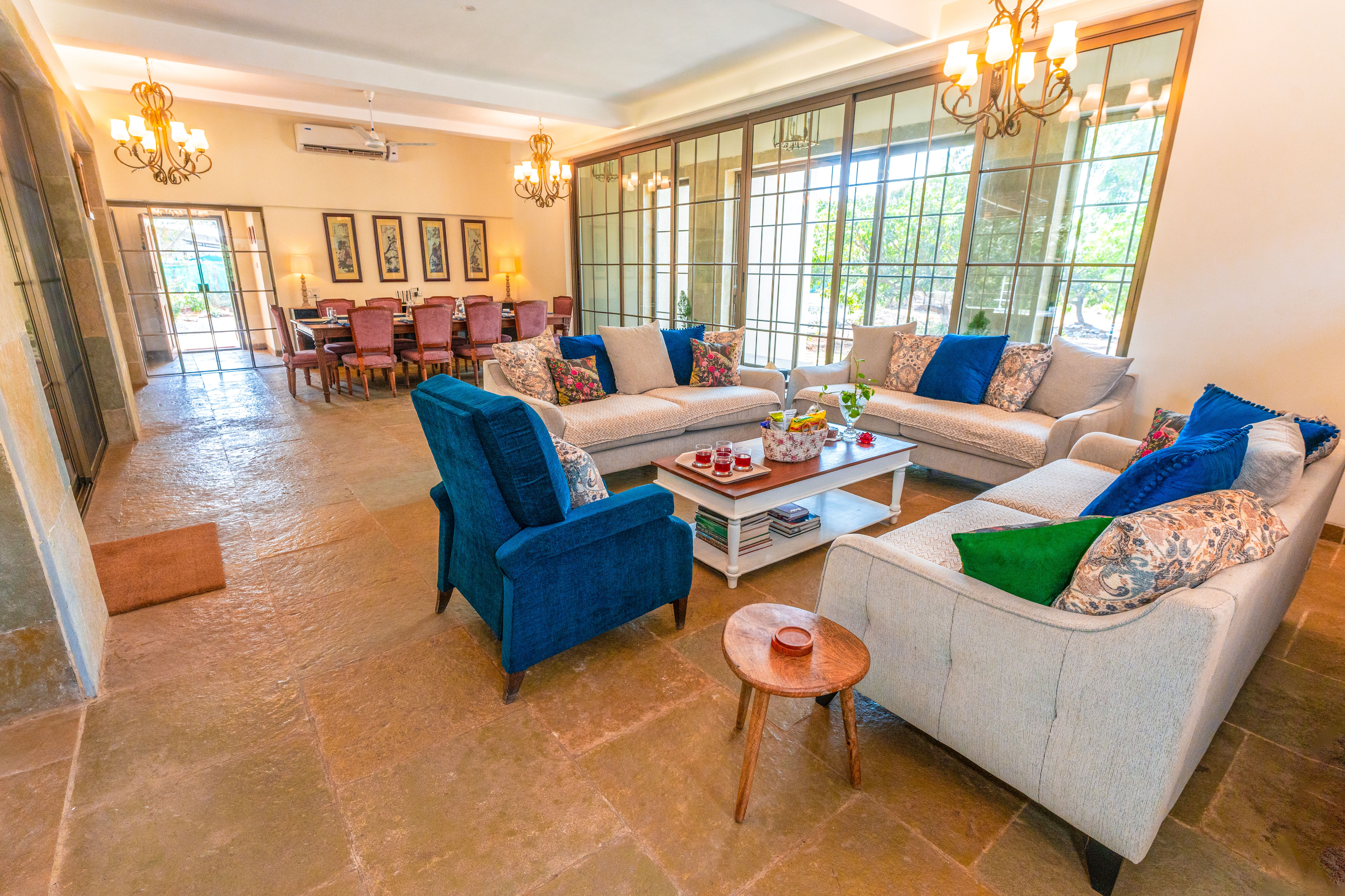 Casa Mocha | 5-BHK Pet-friendly Retreat With Pvt Pool, Verandah & Ent Lounge — photo 2