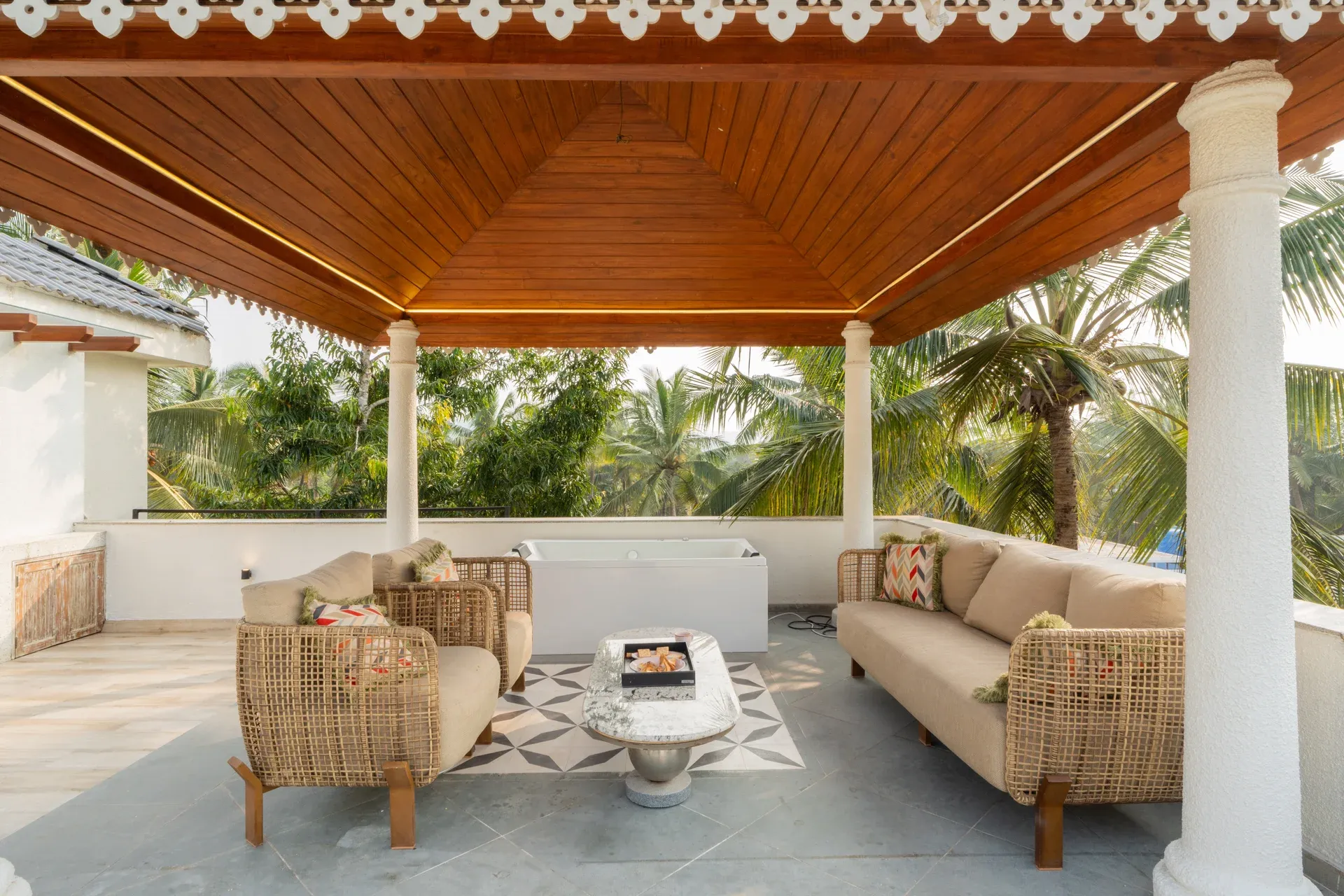 YashGeet Villa | Exquisite 4-BHK Villa With Pvt Pool, Terrace, Garden & Jacuzzi | Free E-Bike — photo 12