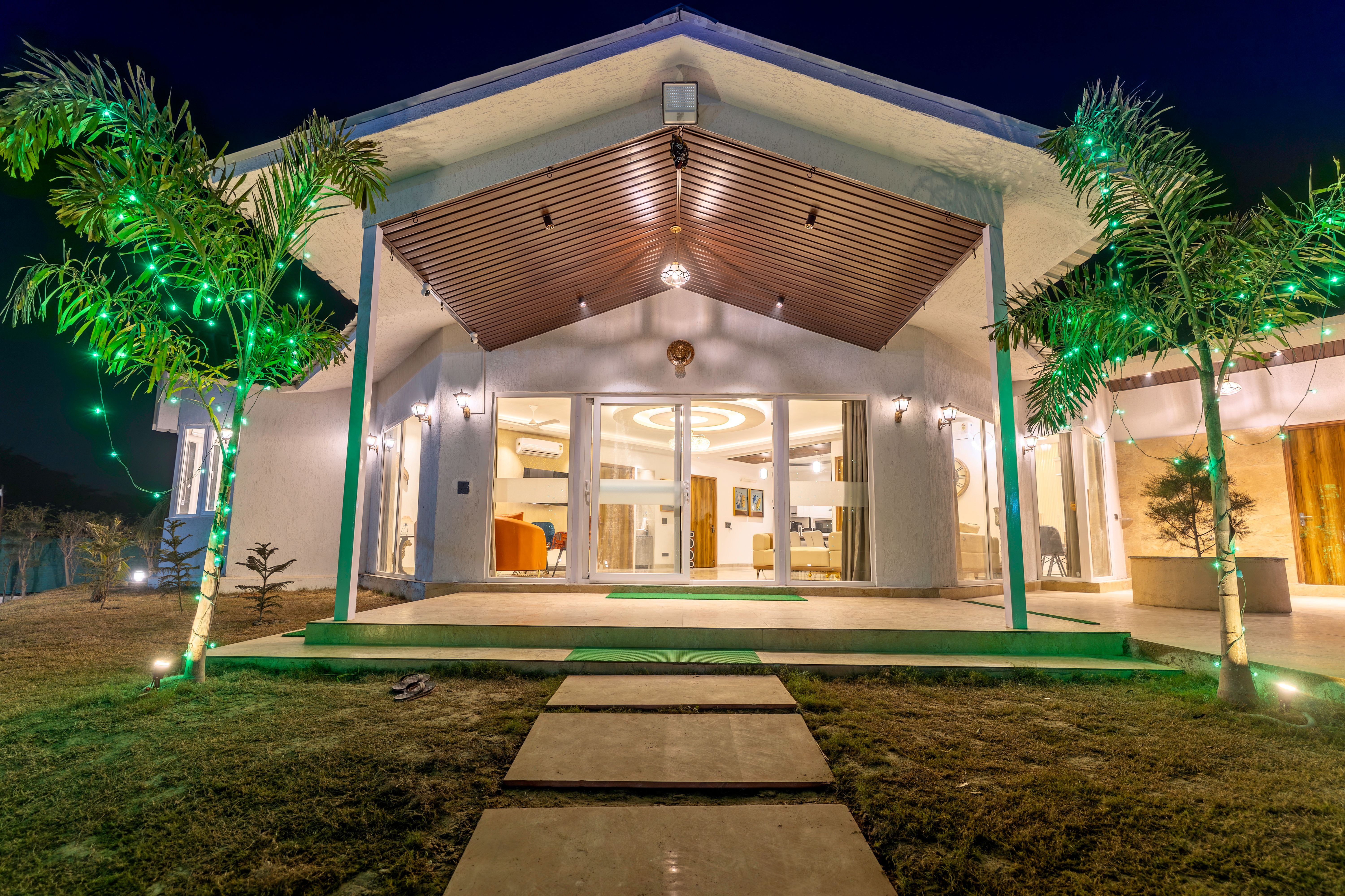 Vedaaz Farms | Pet-friendly 4-BHK Farmhouse With Private Outdoor Pool and Garden area — photo 12