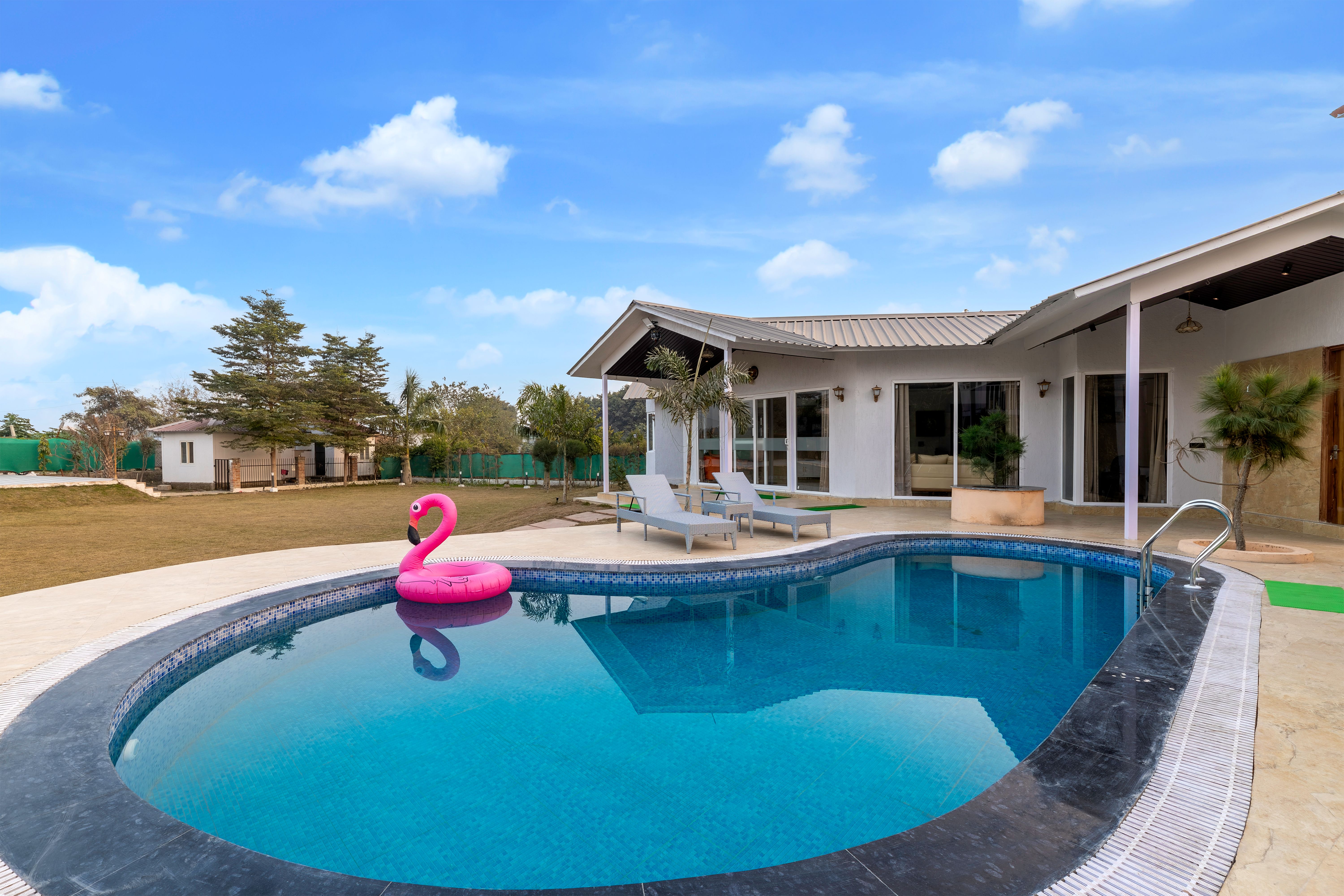 Vedaaz Farms | Pet-friendly 4-BHK Farmhouse With Private Outdoor Pool and Garden area — photo 24