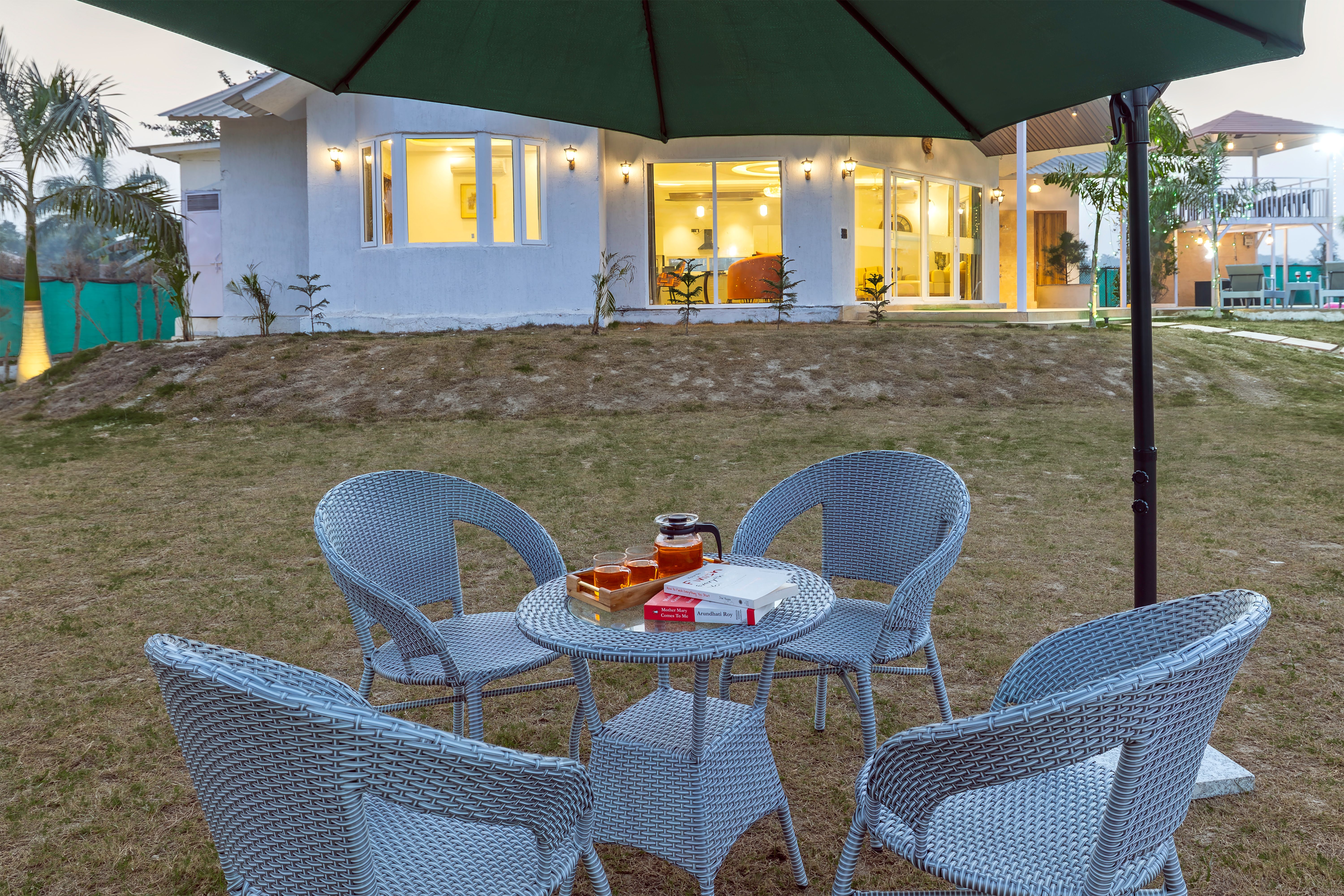 Vedaaz Farms | Pet-friendly 4-BHK Farmhouse With Private Outdoor Pool and Garden area — photo 10