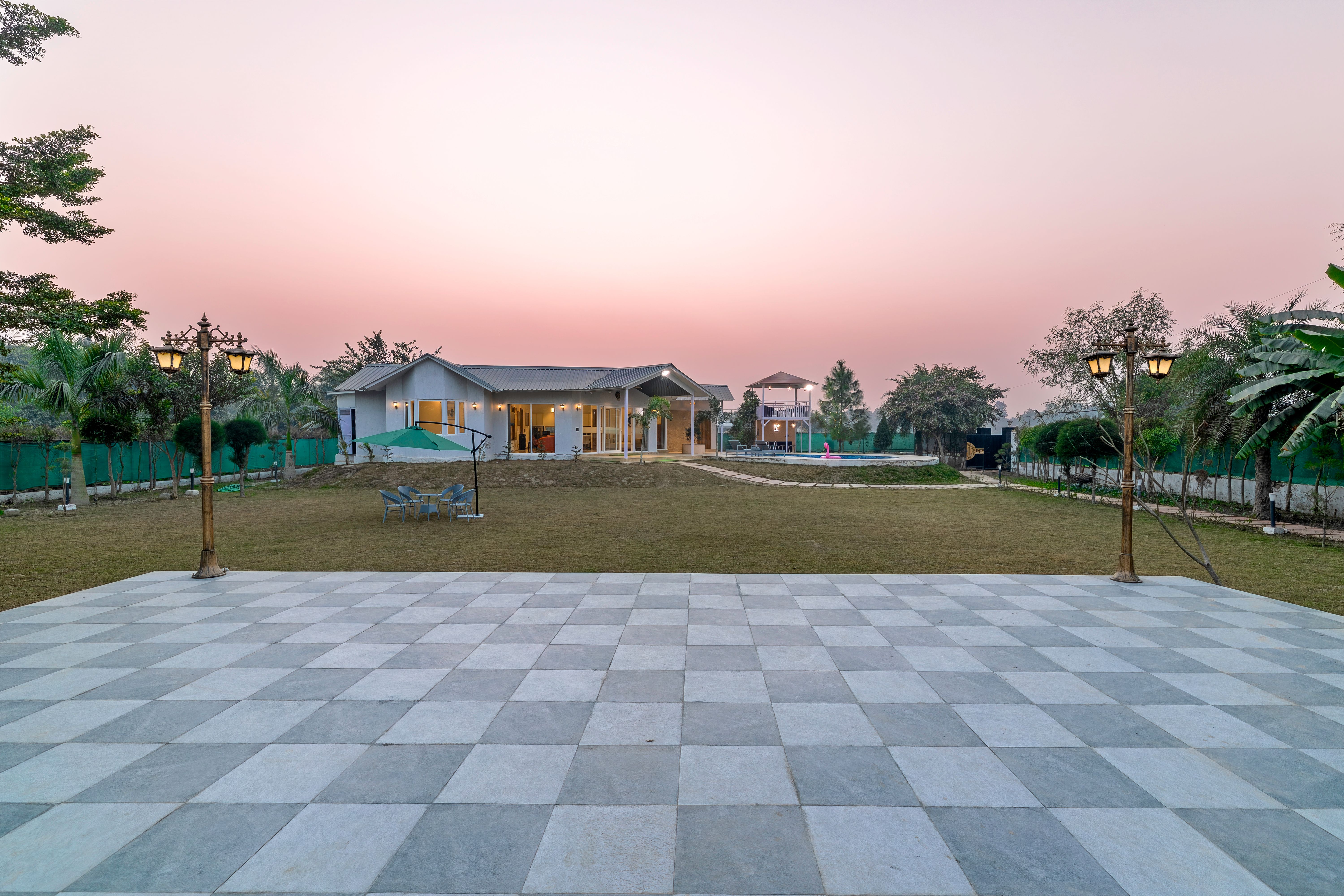 Vedaaz Farms | Pet-friendly 4-BHK Farmhouse With Private Outdoor Pool and Garden area — photo 6