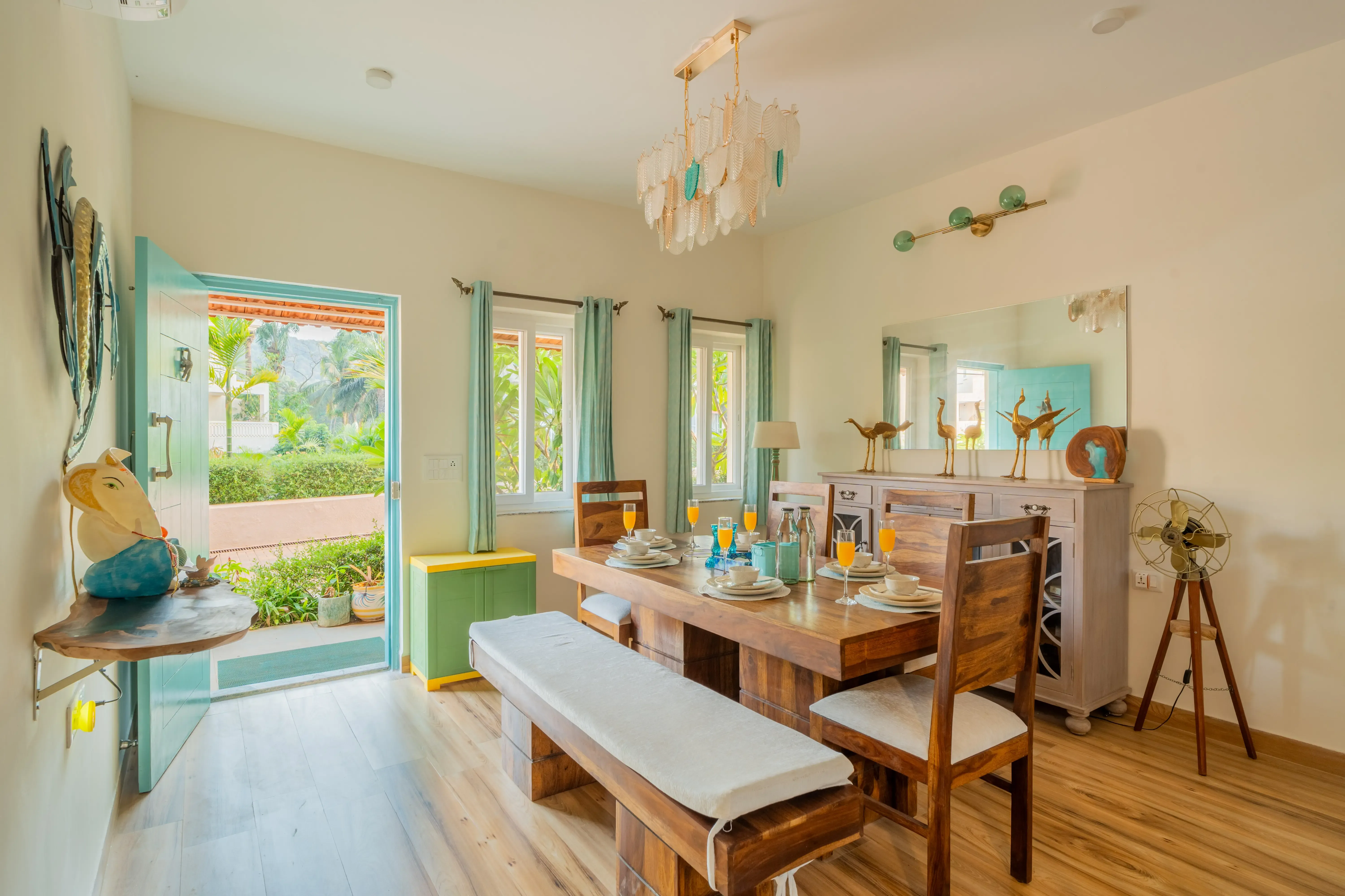 Cavalo Marinho | 3-BHK Boho Retreat with Private Pool & Club House — photo 9