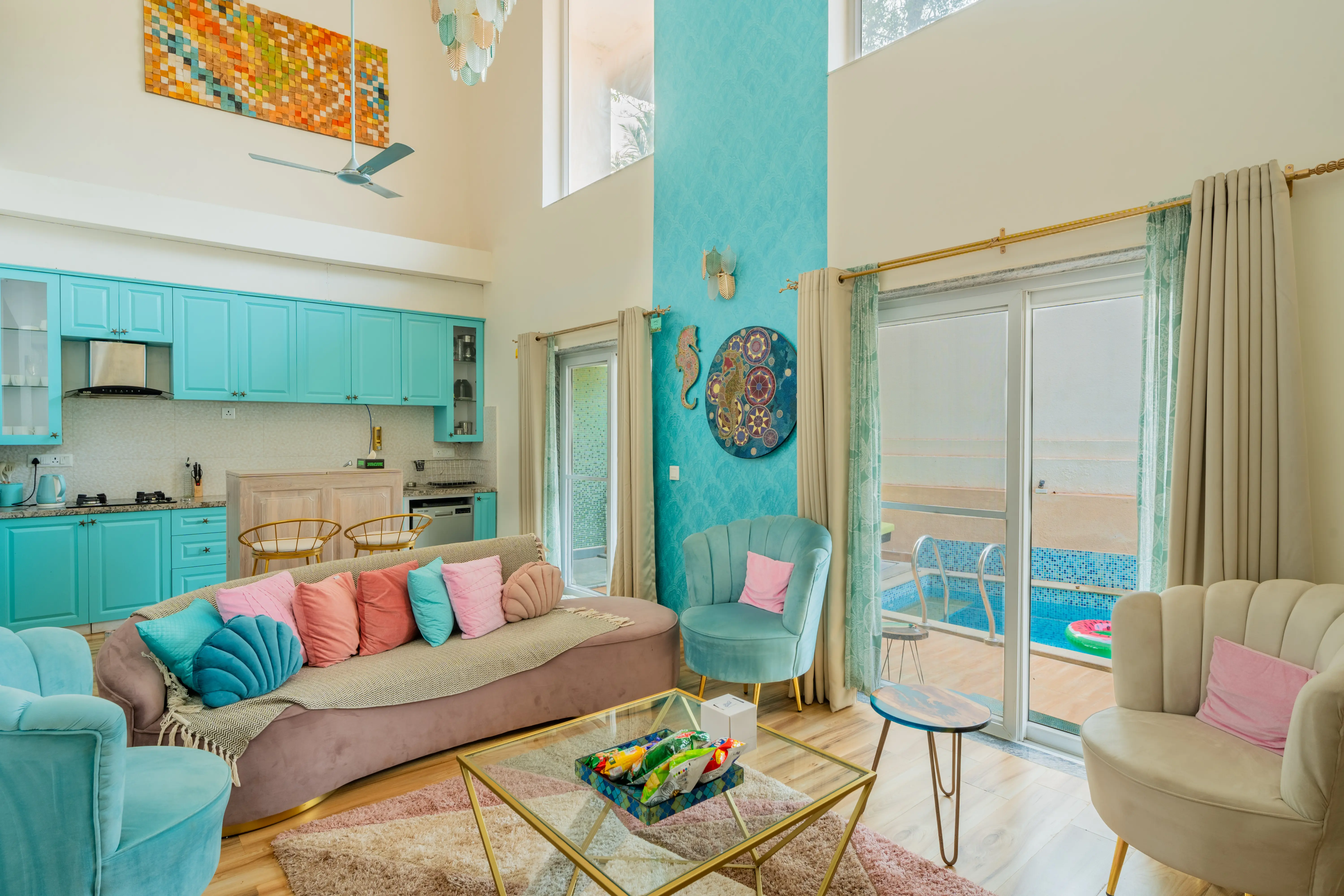 Cavalo Marinho | 3-BHK Boho Retreat with Private Pool & Club House — photo 27