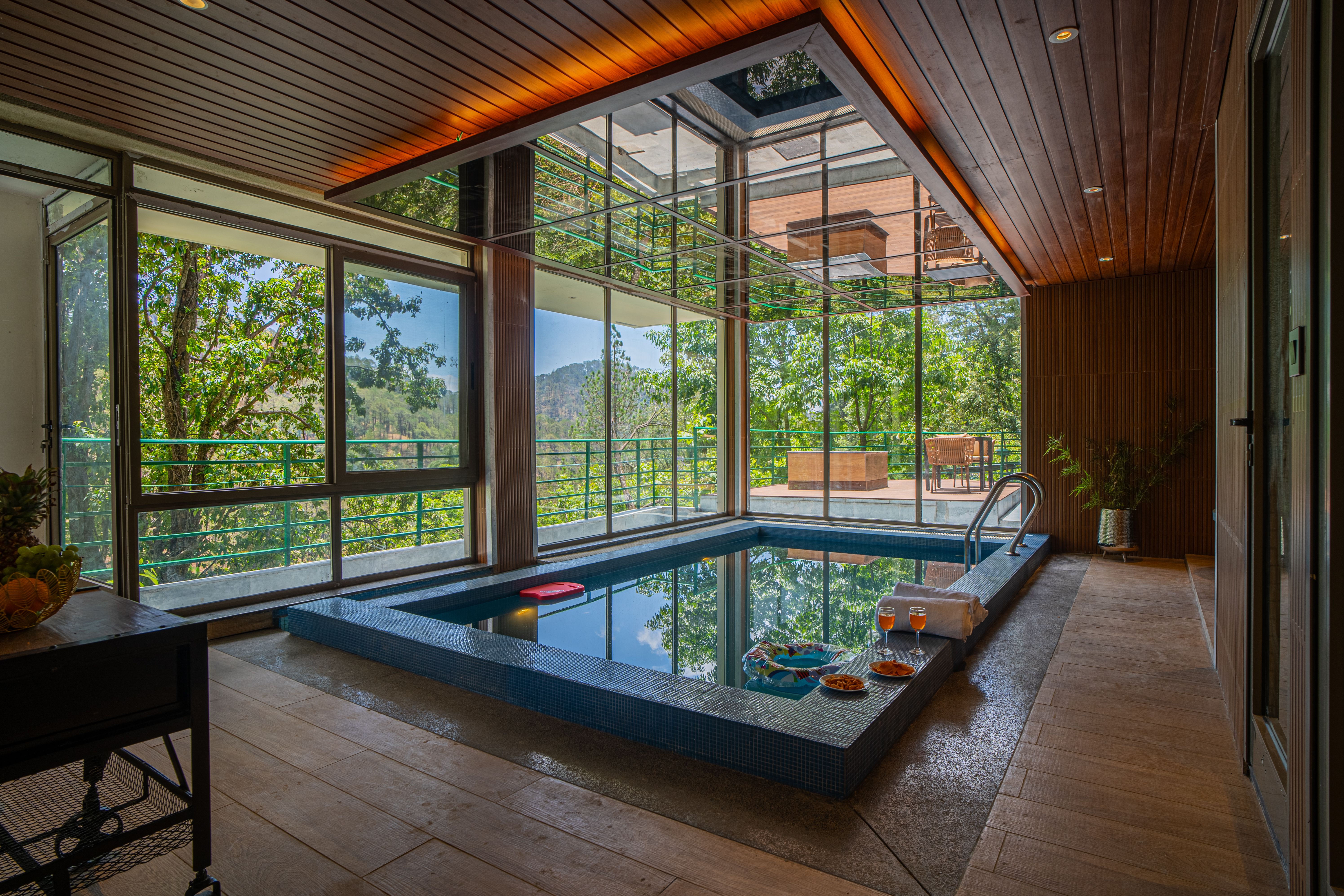 Blushing Pines Retreat | Pet-friendly 3-BHK Hillside Villa with Attic & Outdoor lounge — photo 2