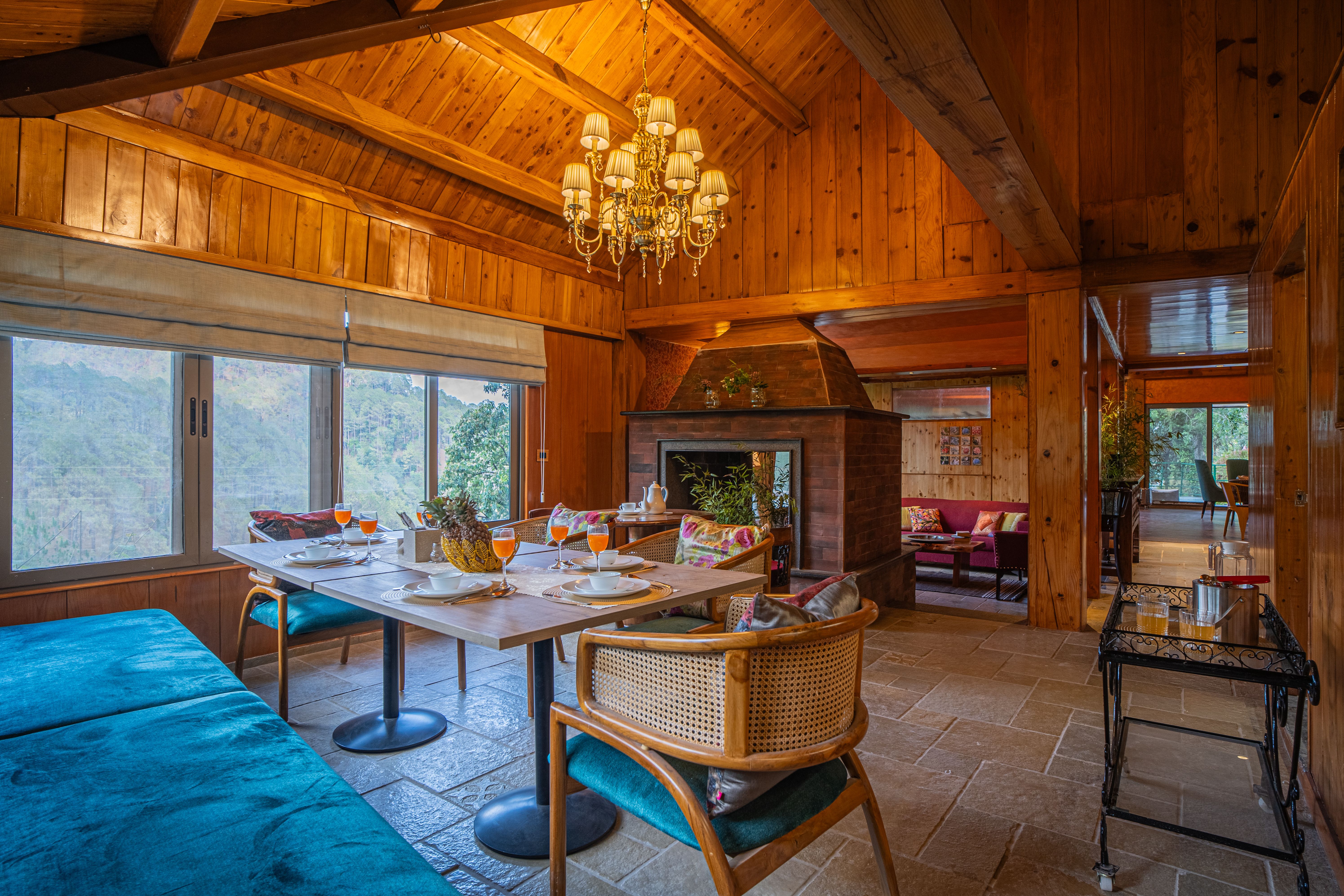 Blushing Pines Retreat | Pet-friendly 3-BHK Hillside Villa with Attic & Outdoor lounge — photo 7