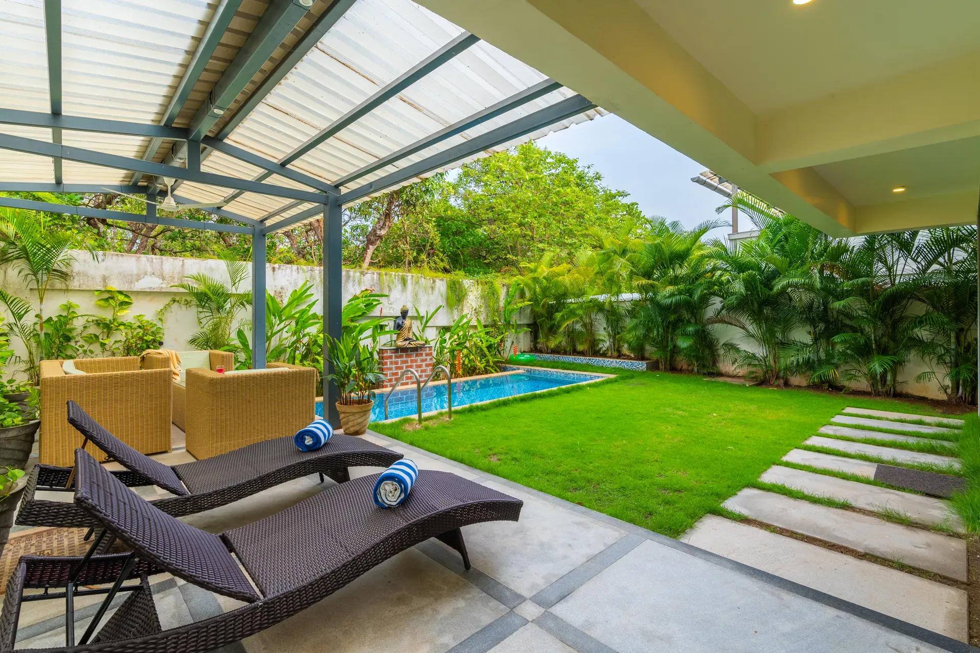 Azalea | Pet-friendly 3-BHK Villa With Private Pool, Garden & Bar — photo 11