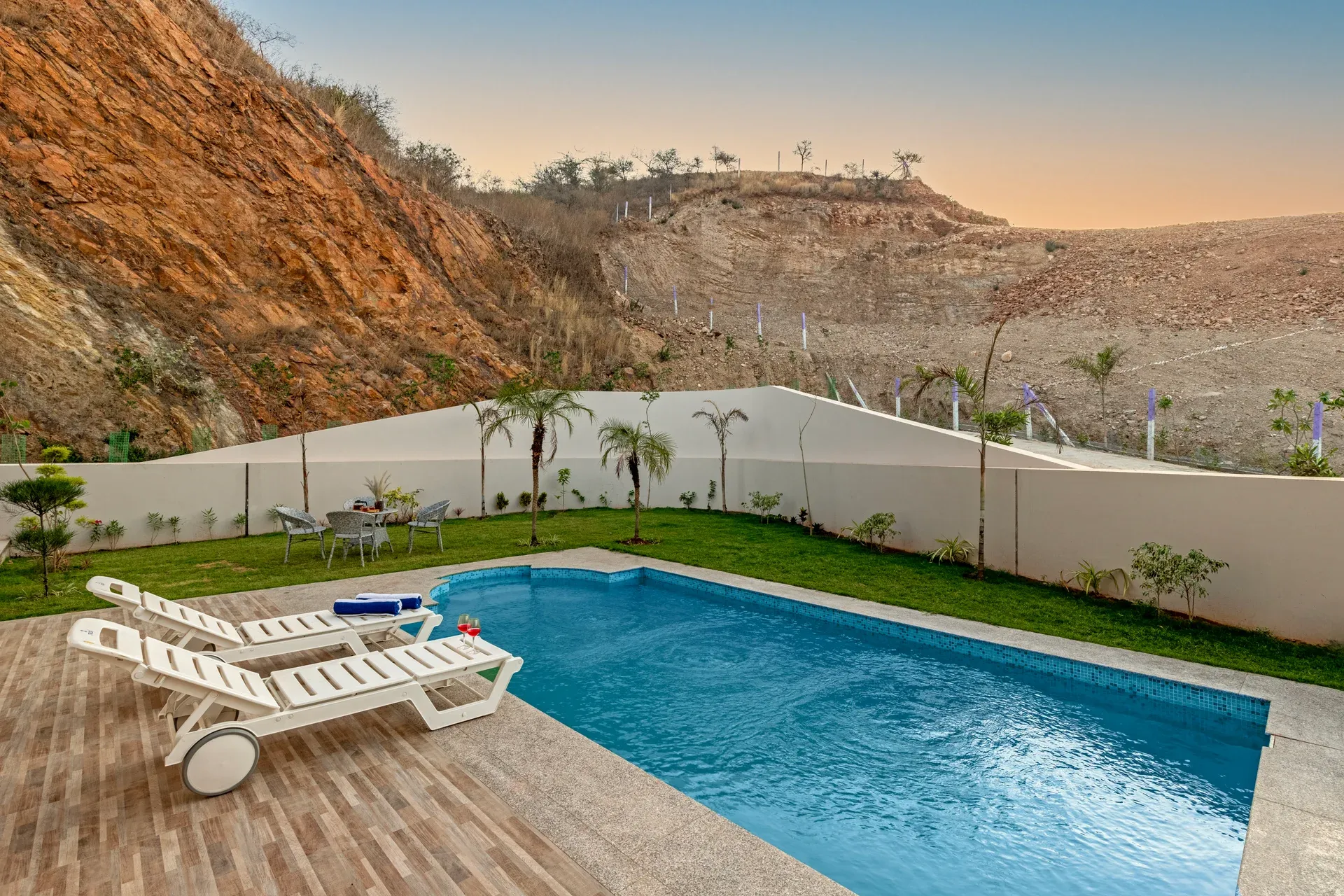 Shourya Eden | 3-BHK | Pvt Pool & Garden | Scenic Views — photo 2