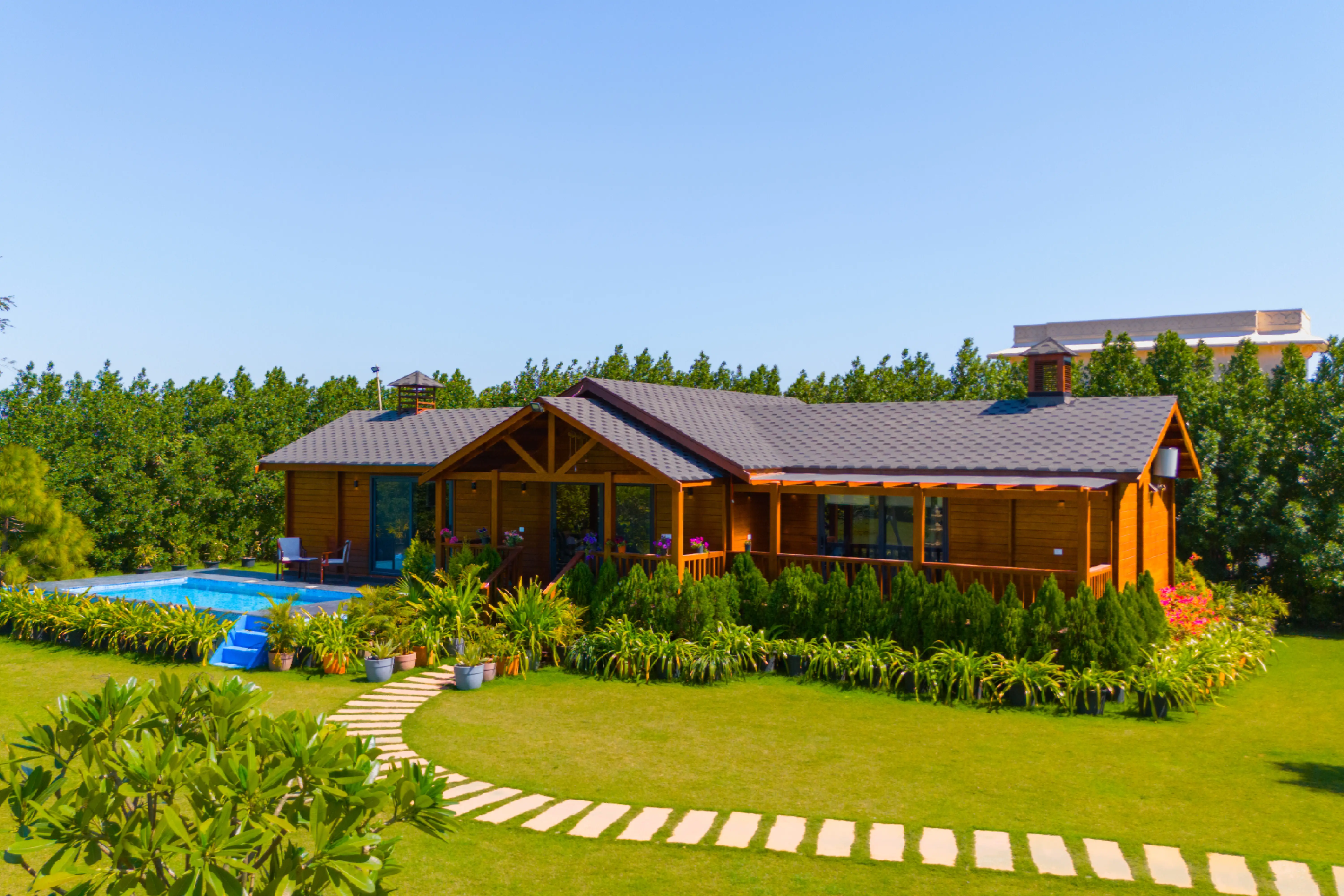 Riveira Hills | 3-BHK Pet-friendly Cottage with Lush Garden, Private Pool