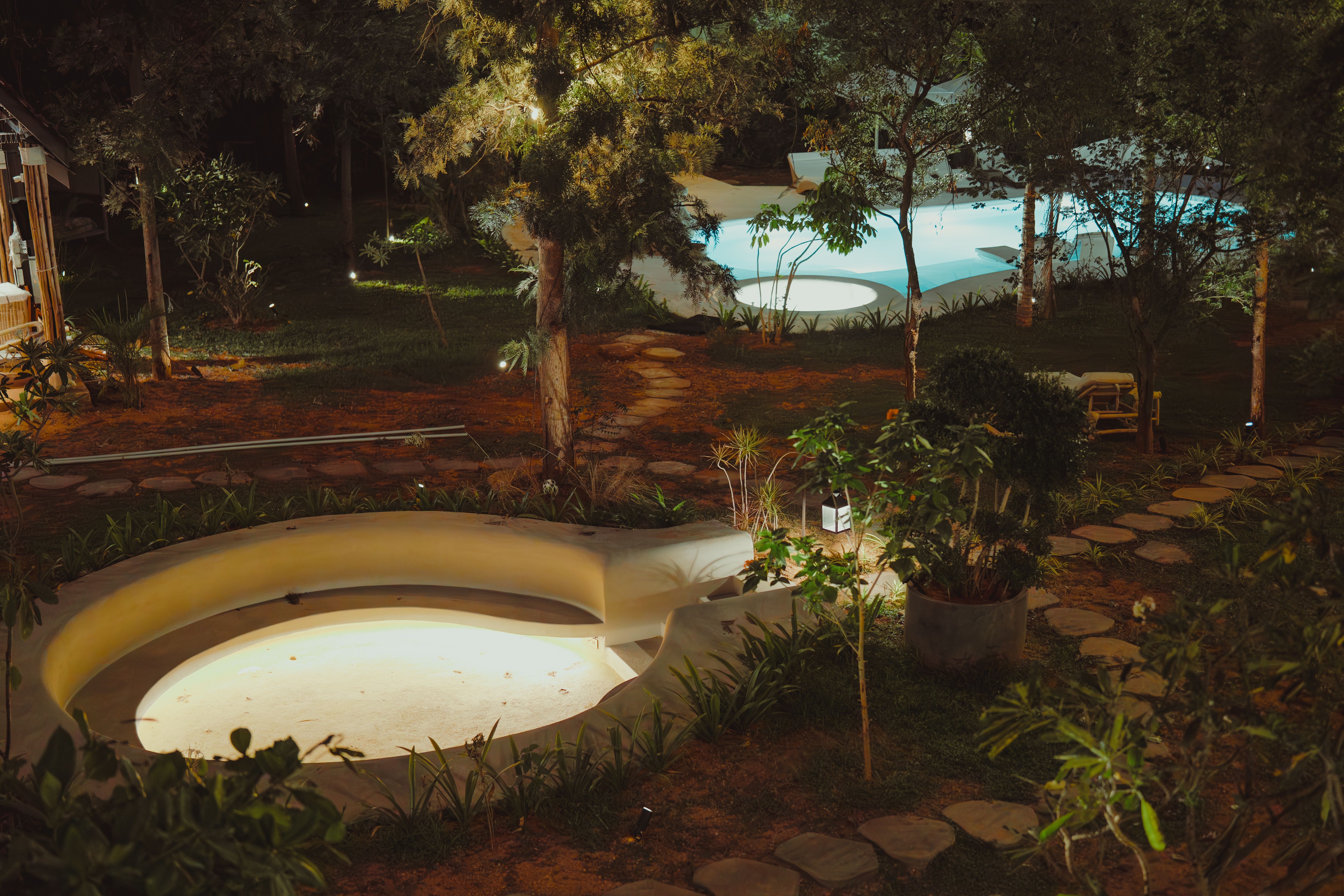 Bali Bay Saung | 1 Earthy Fibre-Clad Tent with a Shared Pool, Jacuzzi, Lounges & Firepits — photo 19