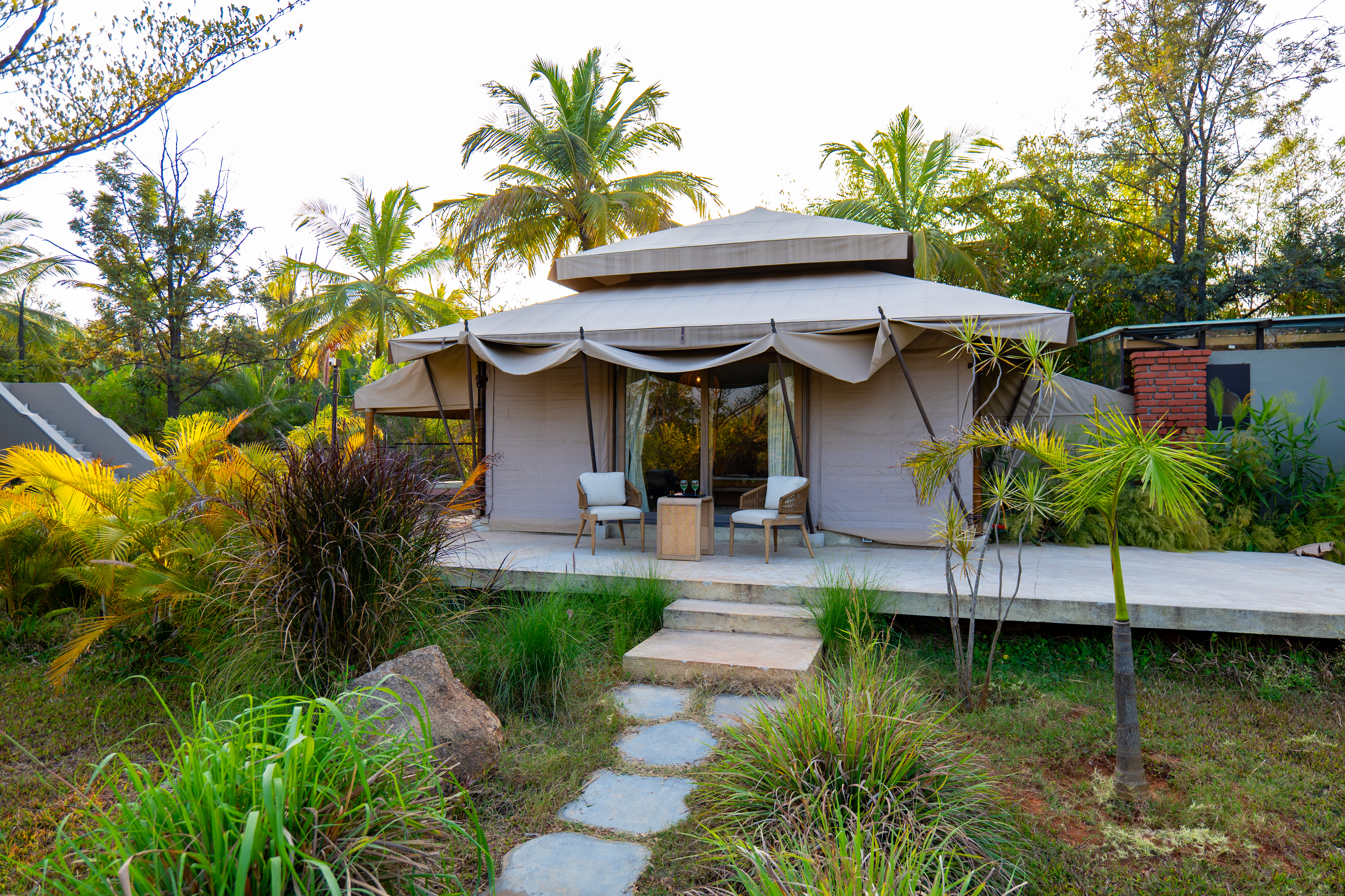 Tapovana Zarae | Pet-friendly Tent on 1-Acre with Shared Pool, Sunken Firepit, Gazebo & a Lush Garden — photo 15