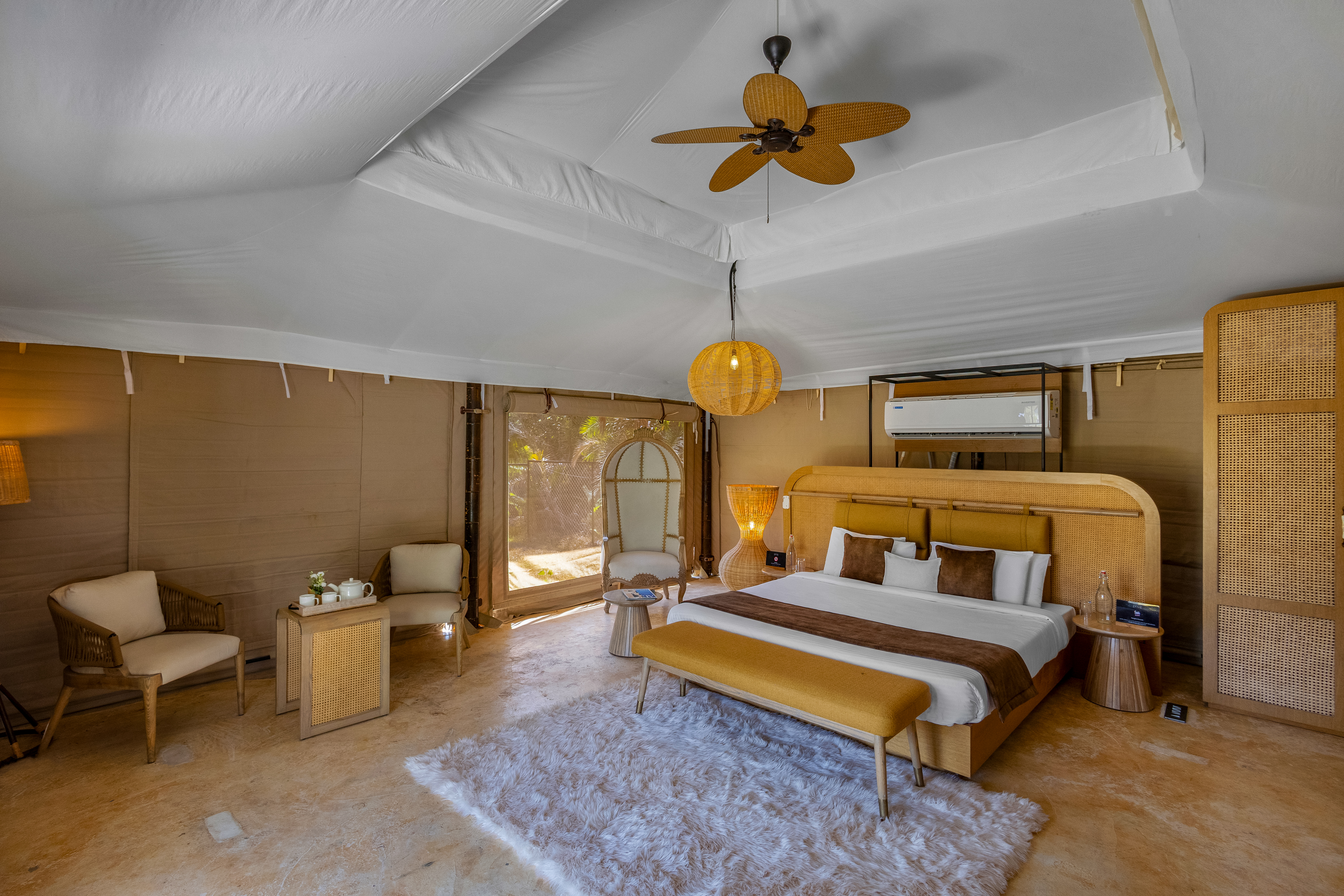 Tapovana Zarae | Pet-friendly Tent on 1-Acre with Shared Pool, Sunken Firepit, Gazebo & a Lush Garden — photo 24