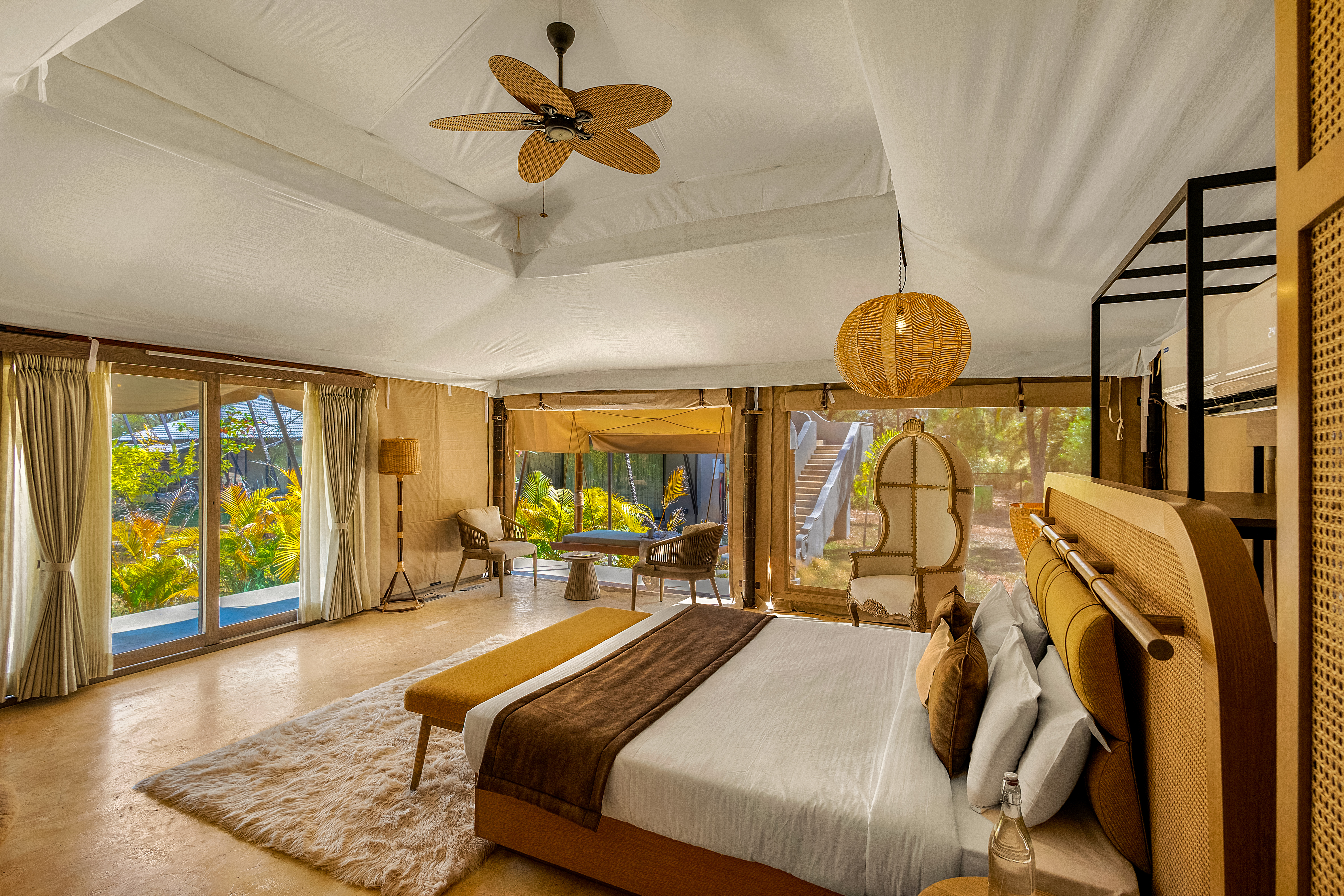 Tapovana Zarae | Pet-friendly Tent on 1-Acre with Shared Pool, Sunken Firepit, Gazebo & a Lush Garden — photo 10