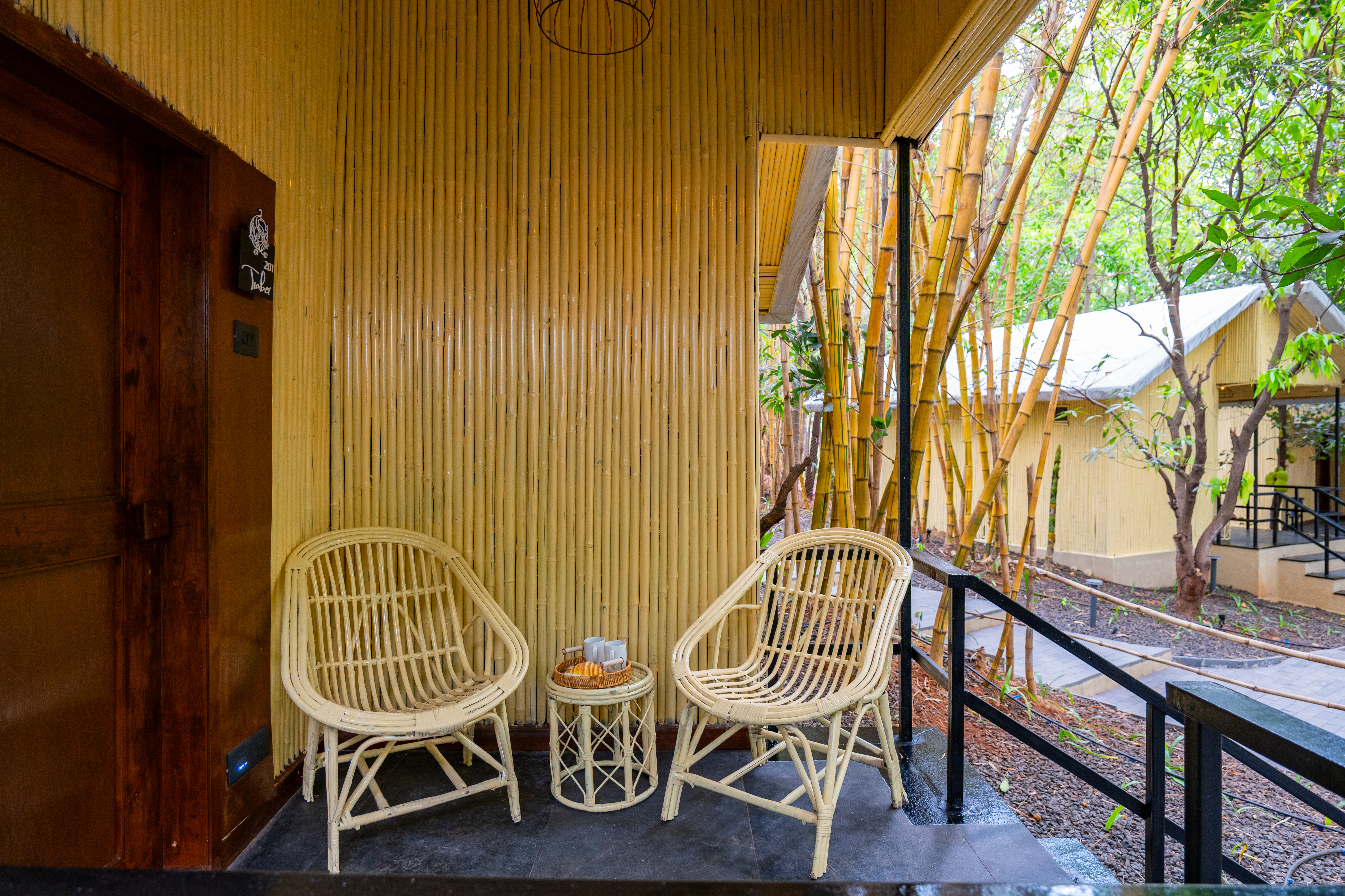 Timber Standard Suite | Pet-friendly Bamboo Cottage with Pvt Sit-Out Area & Shared Dining — photo 7