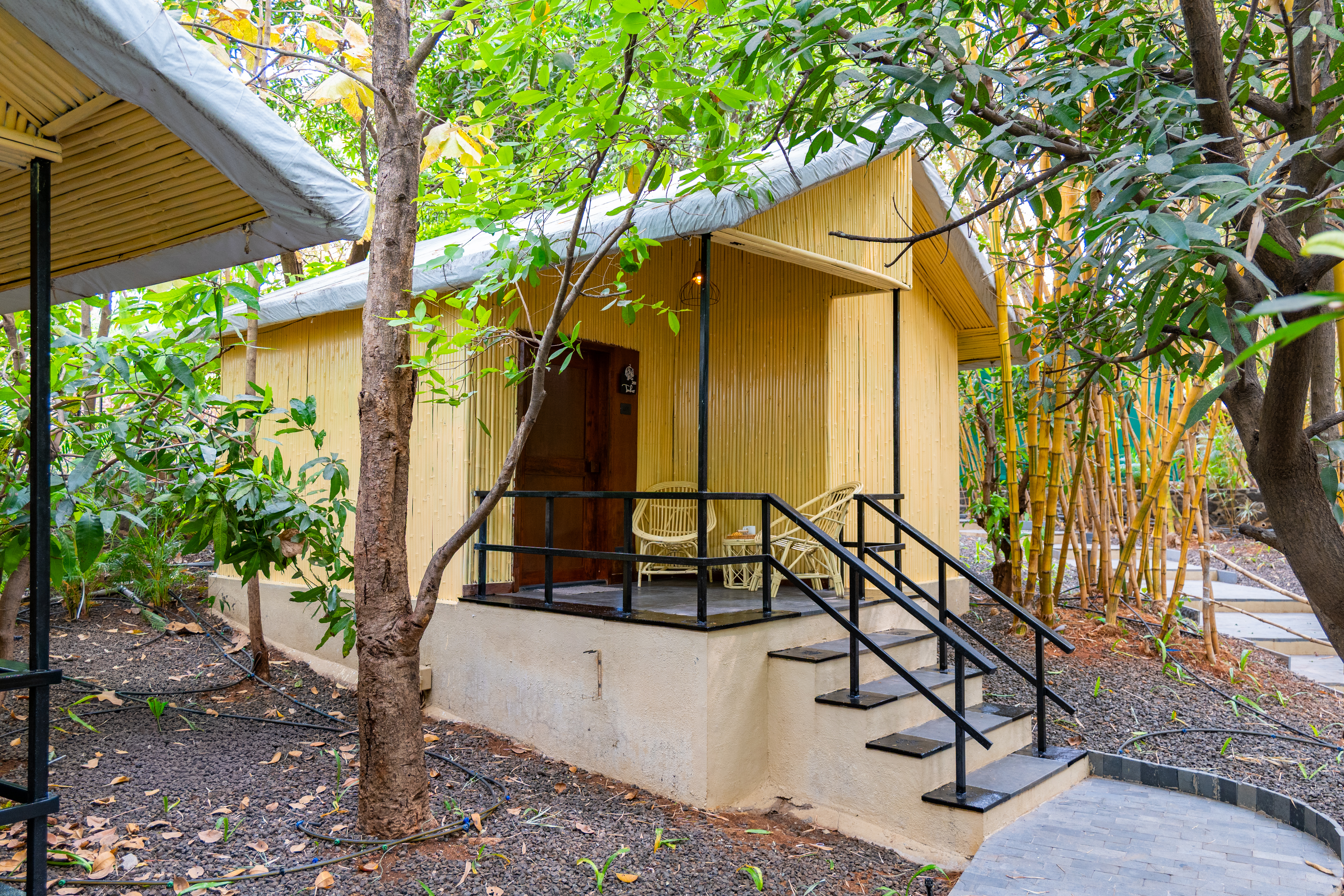 Timber Standard Suite | Pet-friendly Bamboo Cottage with Pvt Sit-Out Area & Shared Dining — photo 4