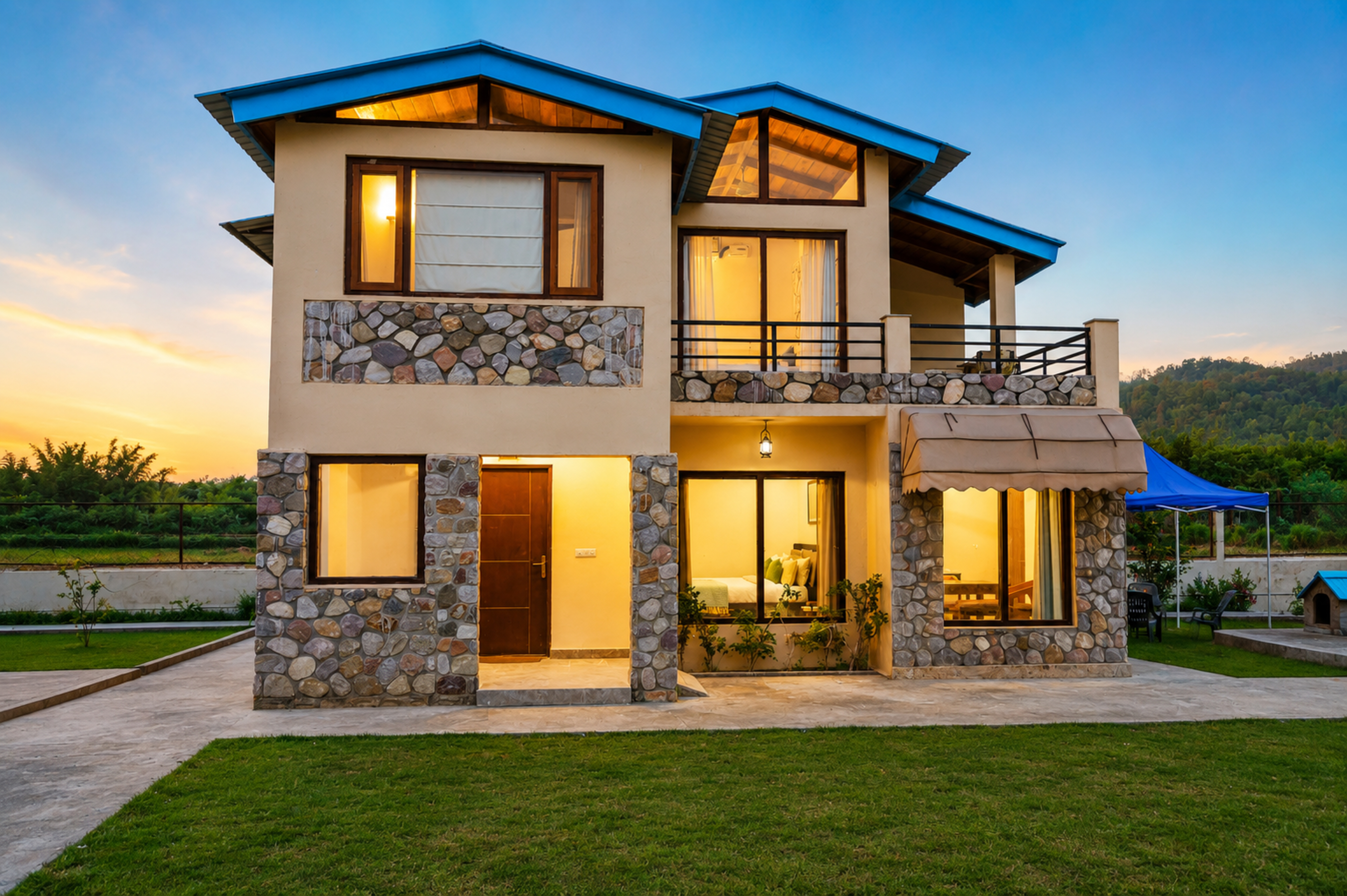Dhela Jungle Retreat Pebble | Pet- Friendly Suite in a Mini Resort with Shared Pool Near Jhirna Safari Zone — photo 6