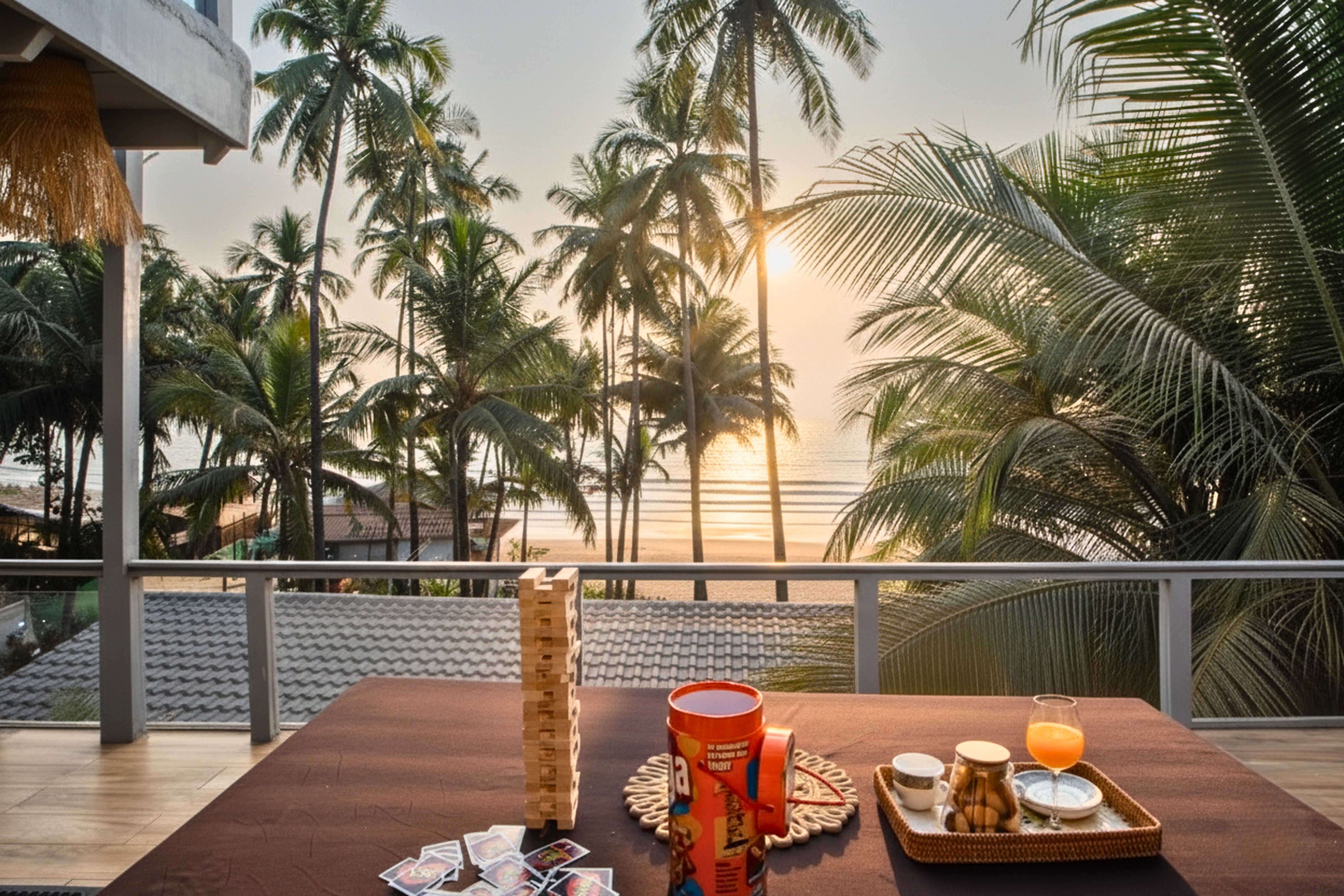House of Neptune | 3-BHK Cottage with Gazebo & Bar | 10 mtrs from Ashwem Beach