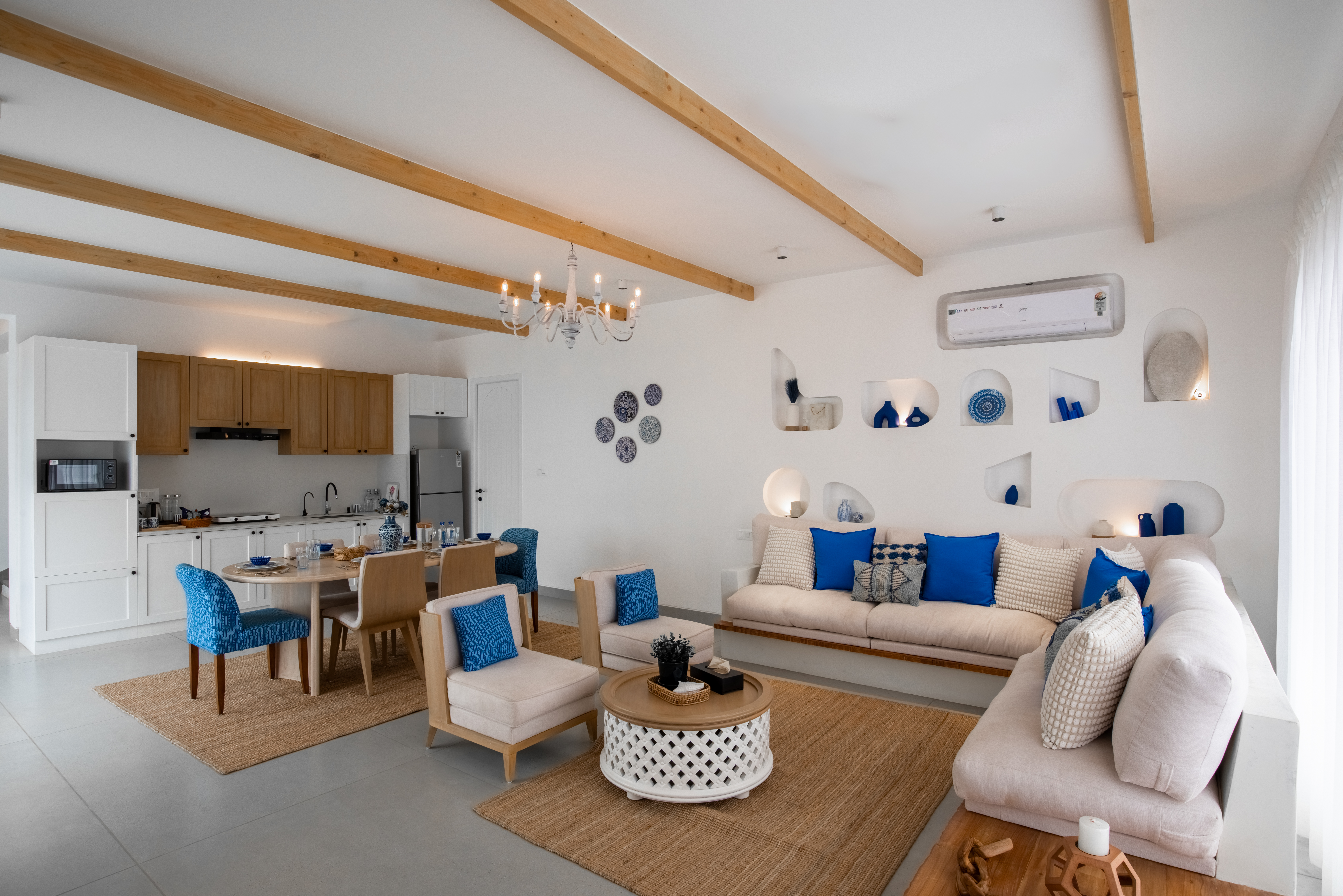Casa Santorini | French-Style 2-BHK Villa with Private Swimming Pool, Water Slide, Garden, Open Shower, Jacuzzi, Bathtub & Beach Views — photo 20