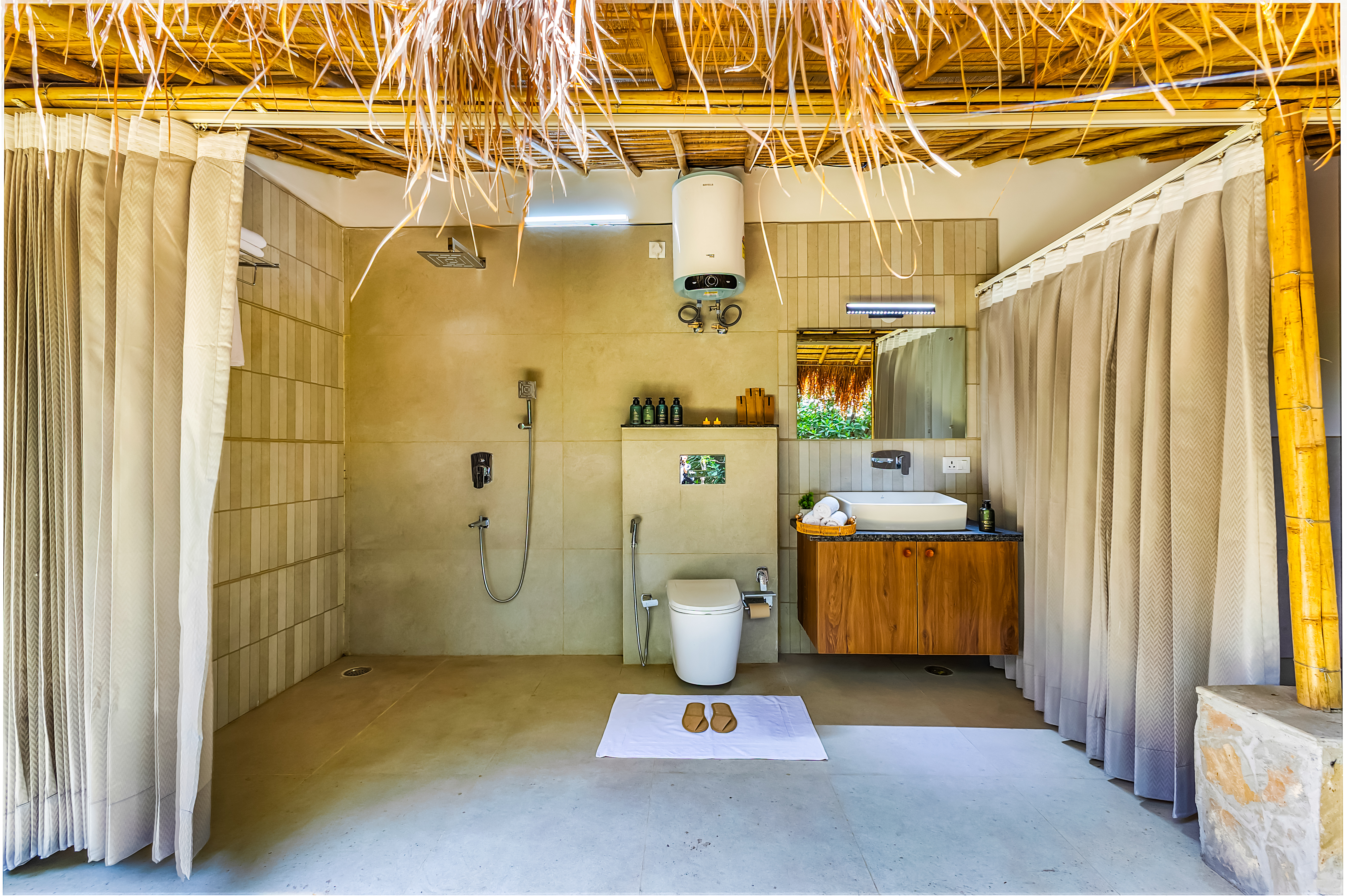 Kimaya Kove | Hut-Style Cottage with Open-Air Shower, Restaurant, and Garden in Boutique Resort — photo 10