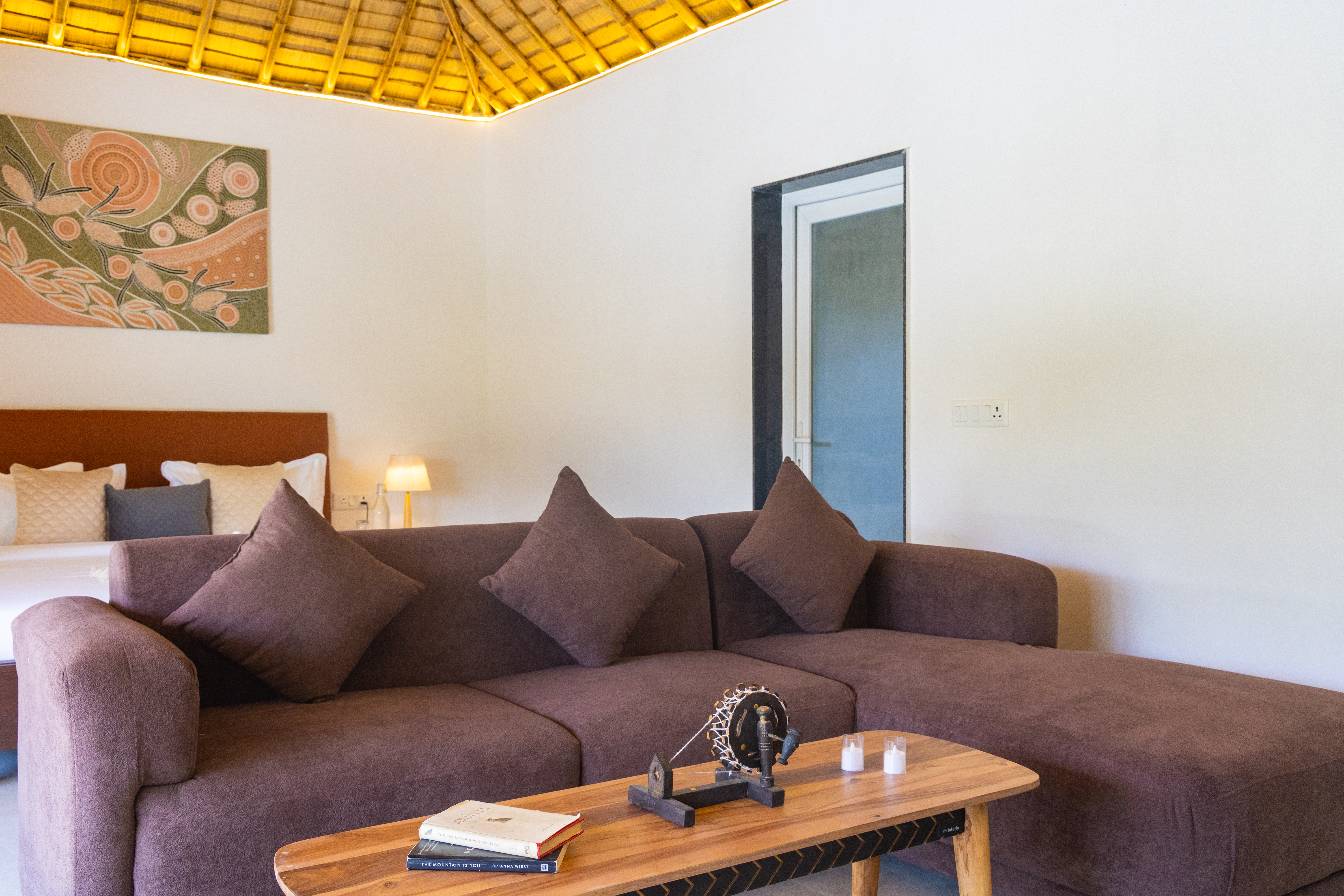 Kimaya Kove | Hut-Style Cottage with Open-Air Shower, Restaurant, and Garden in Boutique Resort — photo 6