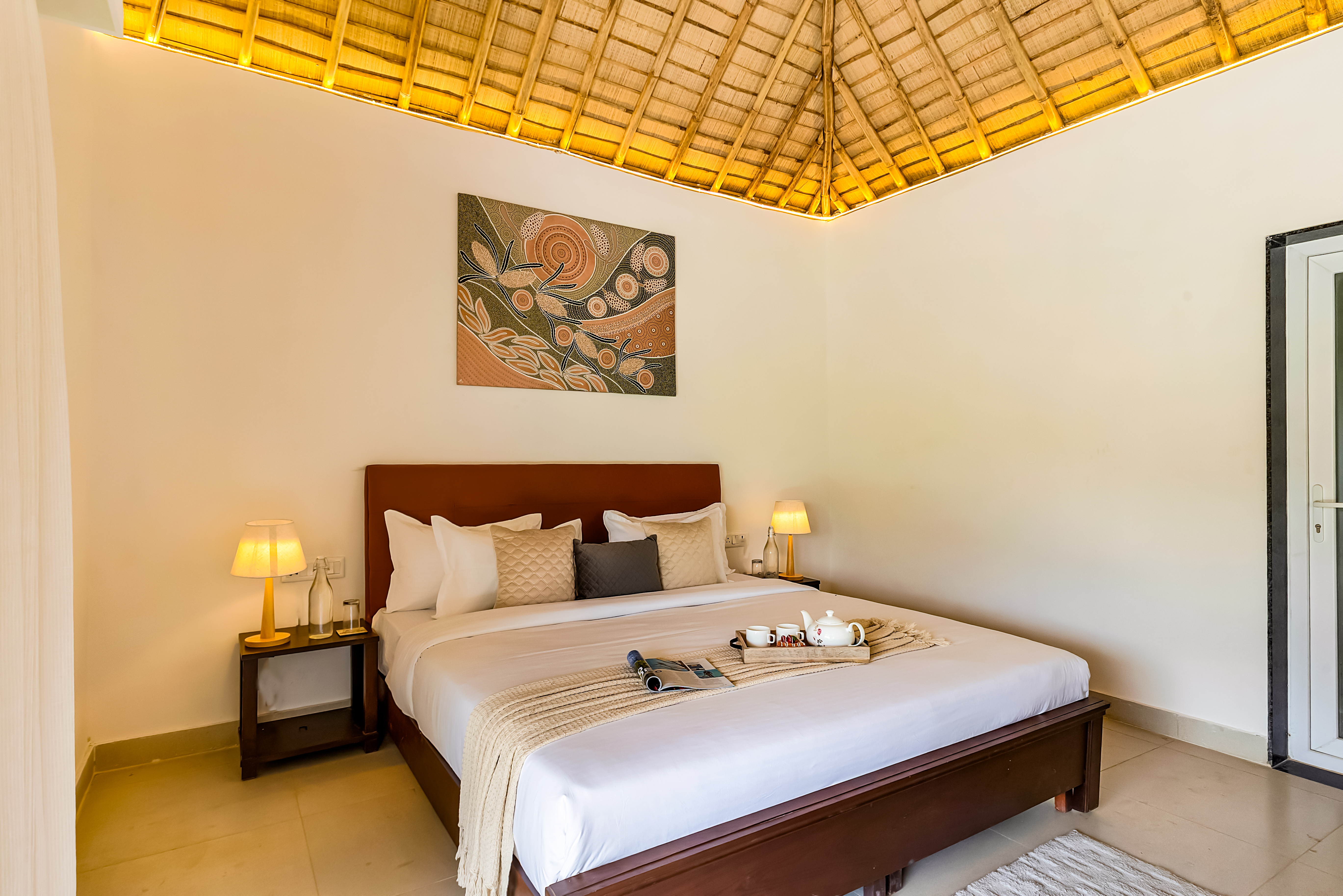 Kimaya Kove | Hut-Style Cottage with Open-Air Shower, Restaurant, and Garden in Boutique Resort — photo 9