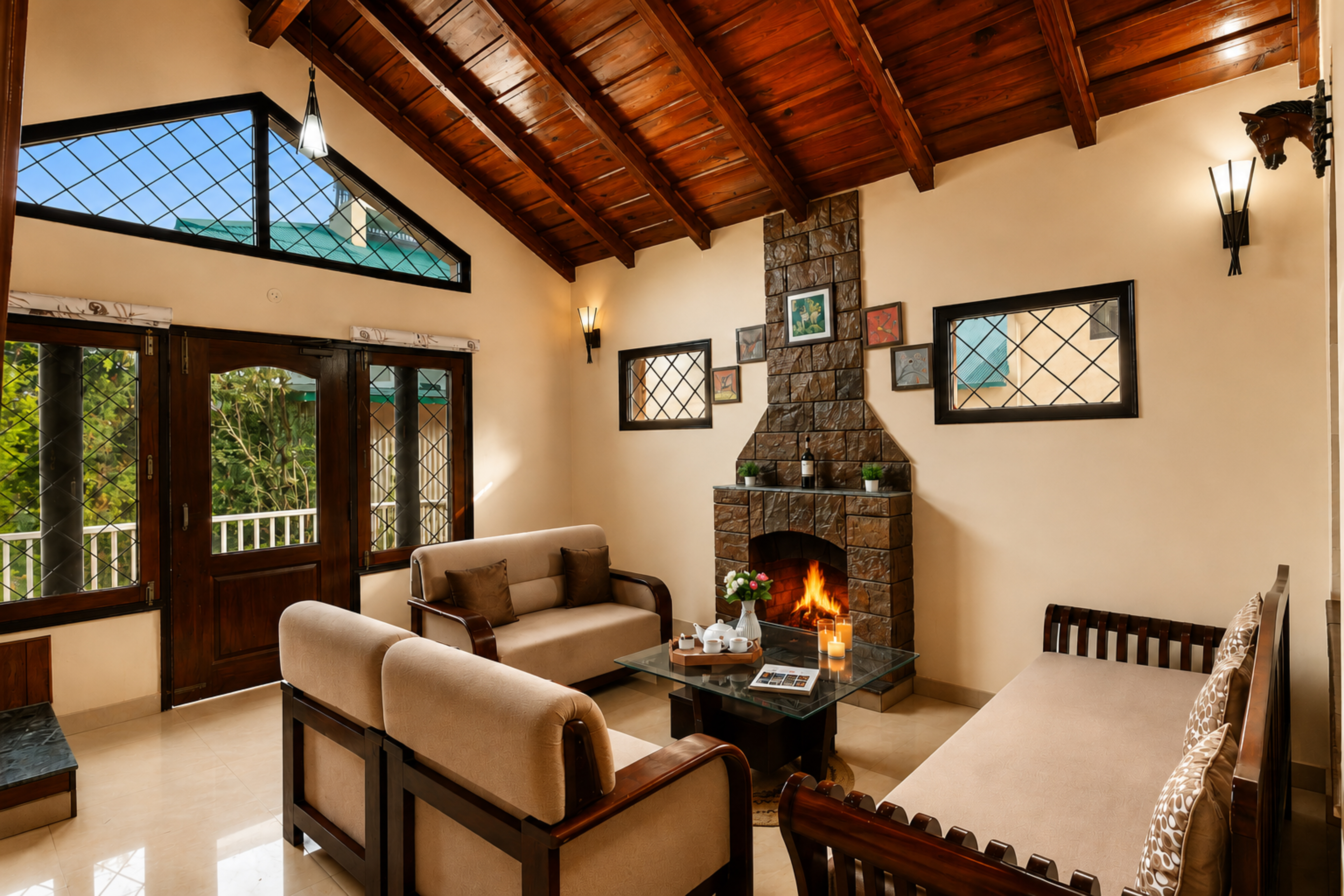 Karinya Villas Fennel | Hilltop 2-BHK Villa With Bathtub, Shared Gazebo & Garden — photo 2