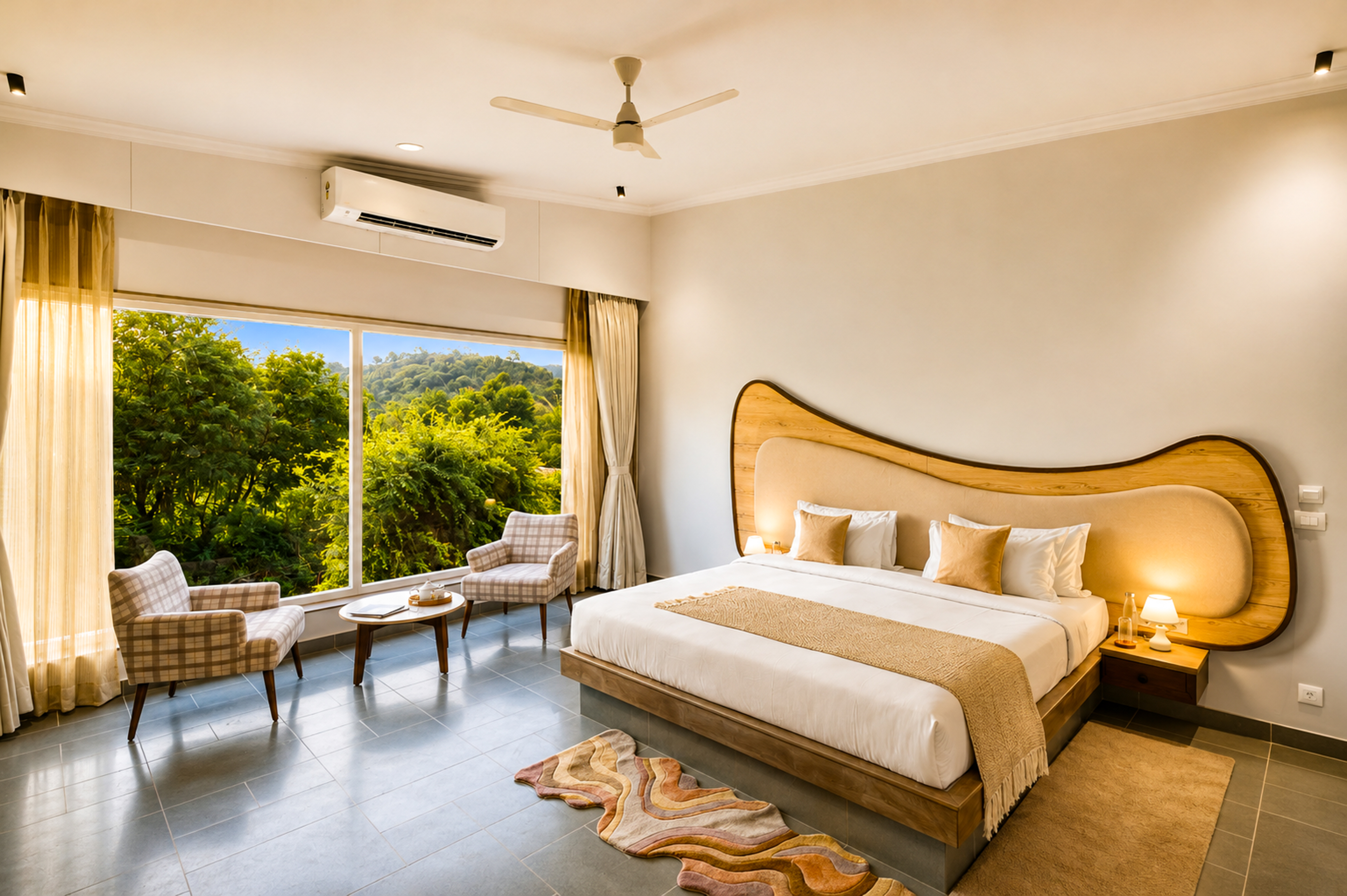 Raj Villas Alvora | Pet-Friendly 1-Room Hotel Suite with Aravalli Hill Views — photo 2