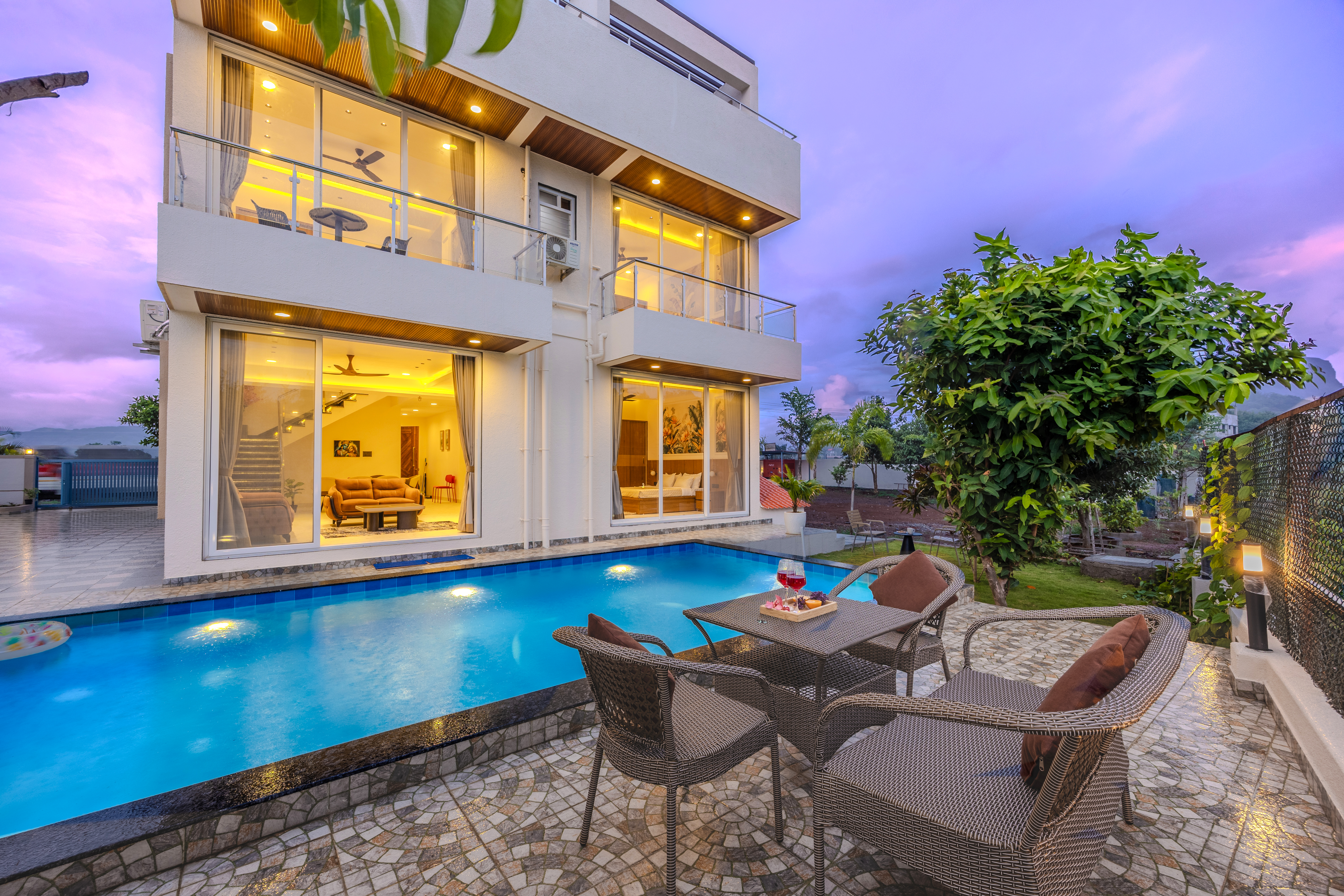 SK Villa | 4-BHK Retreat with Private Pool, Sit-Out & 360° Panoramic Views, Near Korigad Fort — photo 22