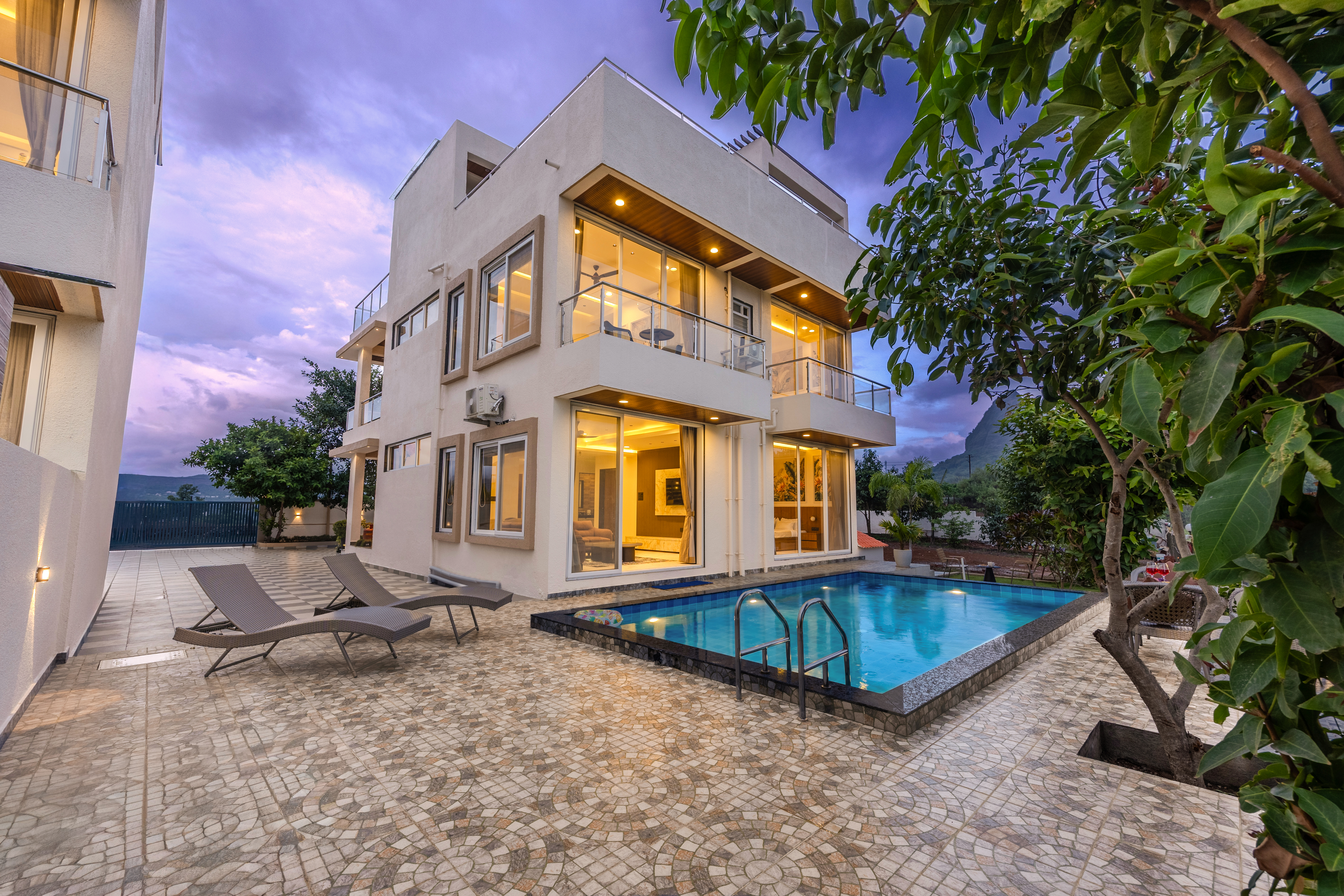 SK Villa | 4-BHK Retreat with Private Pool, Sit-Out & 360° Panoramic Views, Near Korigad Fort — photo 23