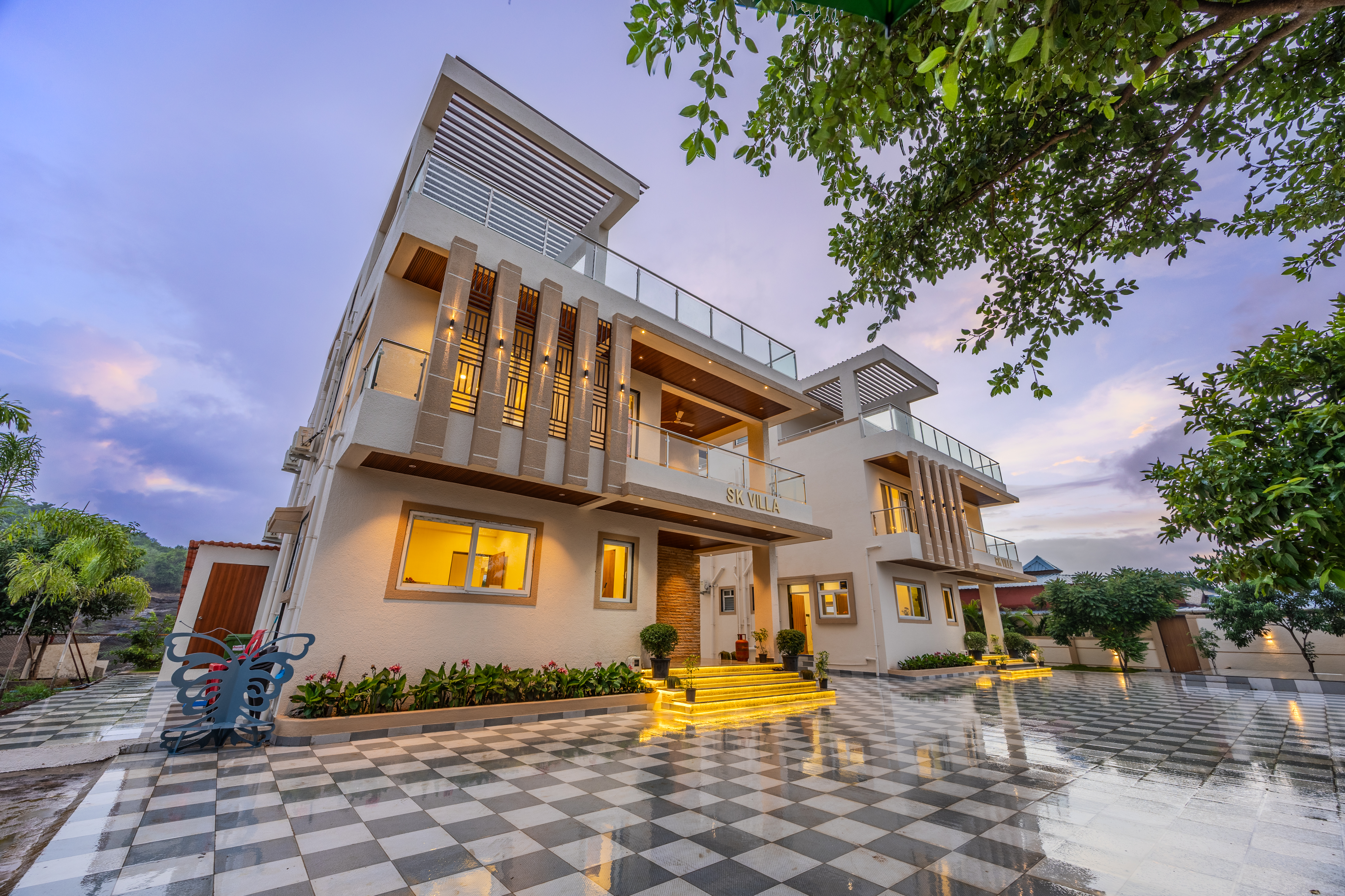 SK Villa | 4-BHK Retreat with Private Pool, Sit-Out & 360° Panoramic Views, Near Korigad Fort