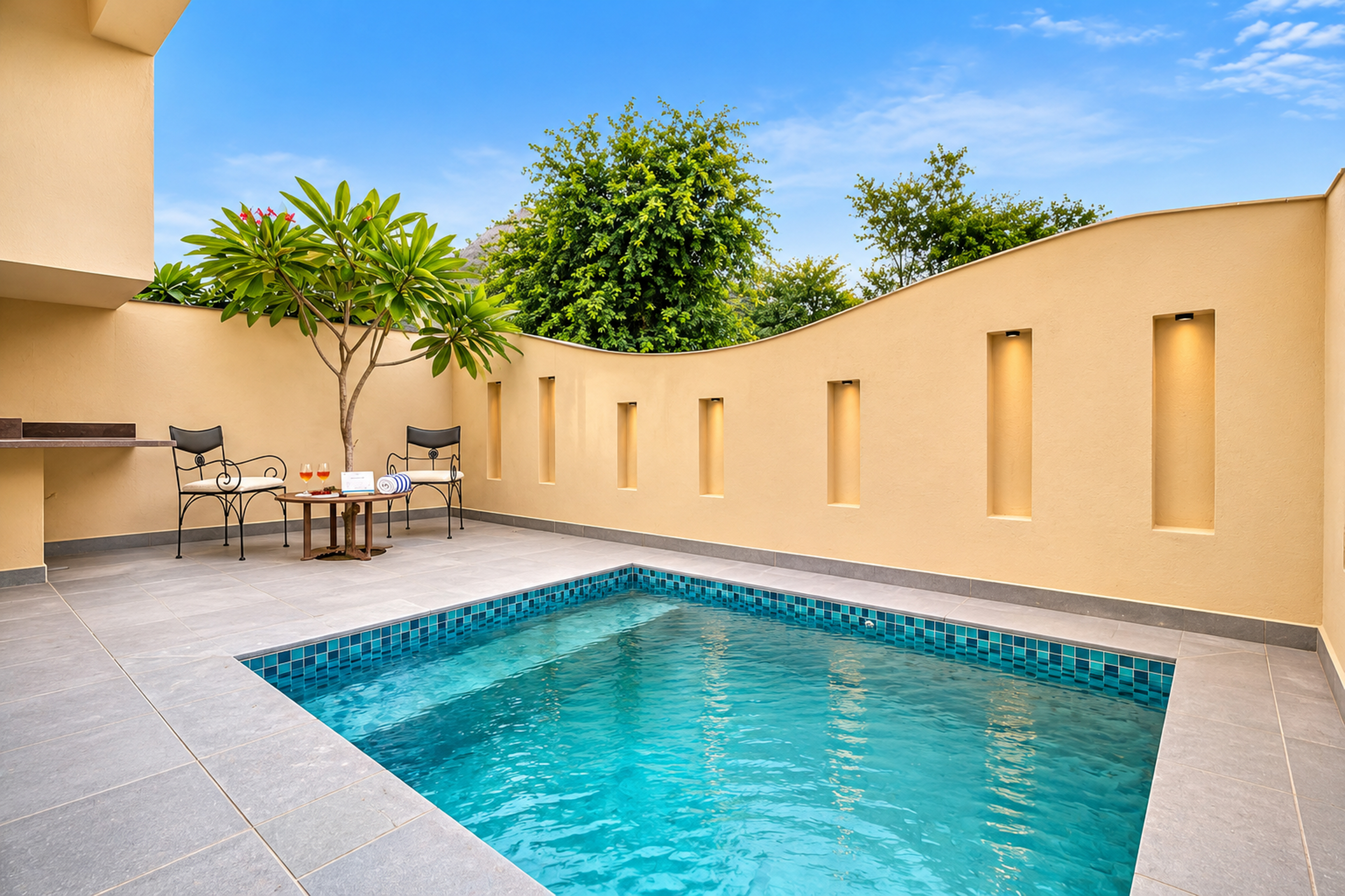 Raj Villas Astera | Pet-Friendly 1 room suite in a resort with pool and Aravalli Hills view — photo 6
