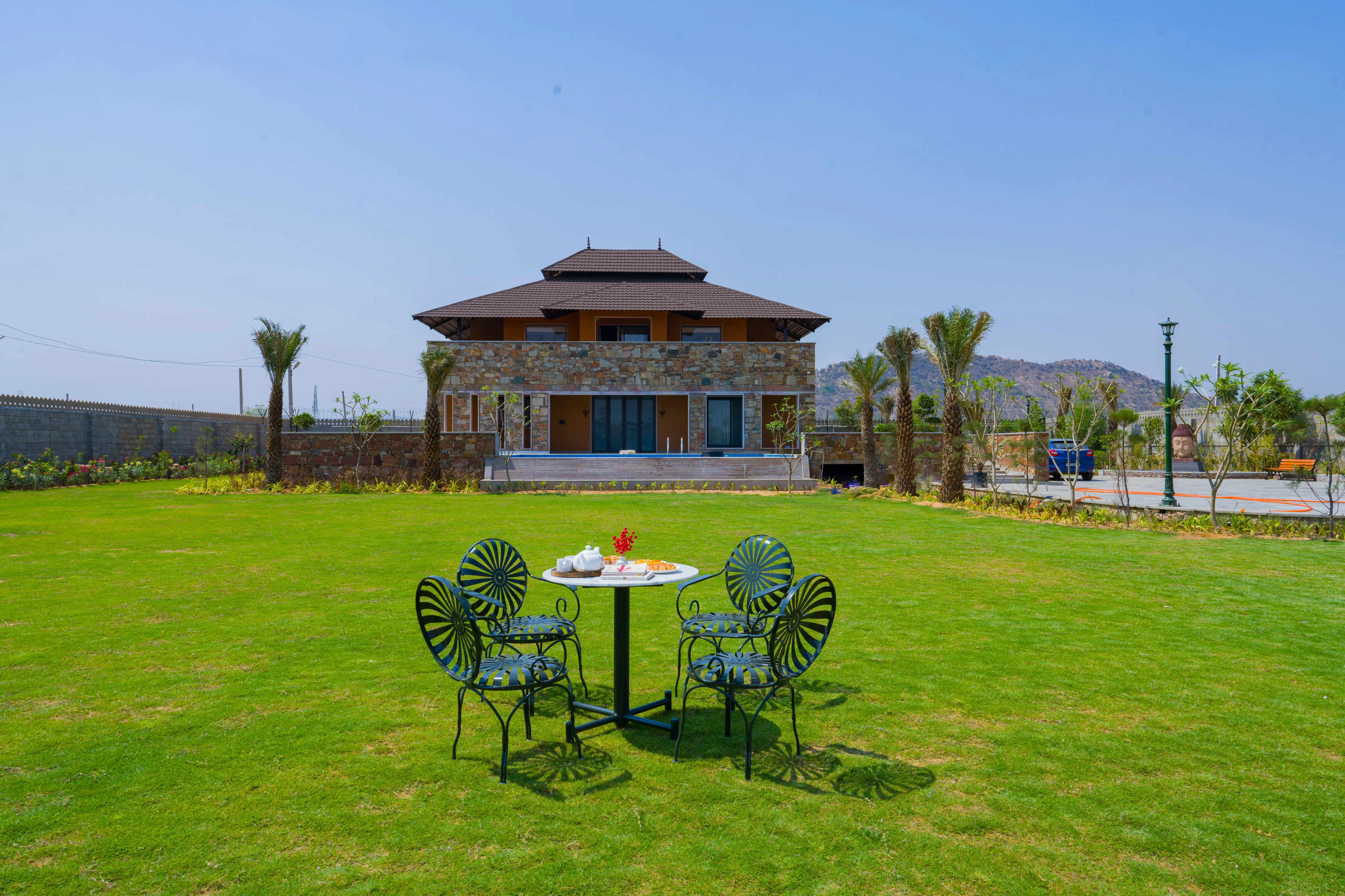 The Kanota Retreat | 4-BHK Villa Near Kanota Dam With Private Pool & Stunning Hill Views — photo 3