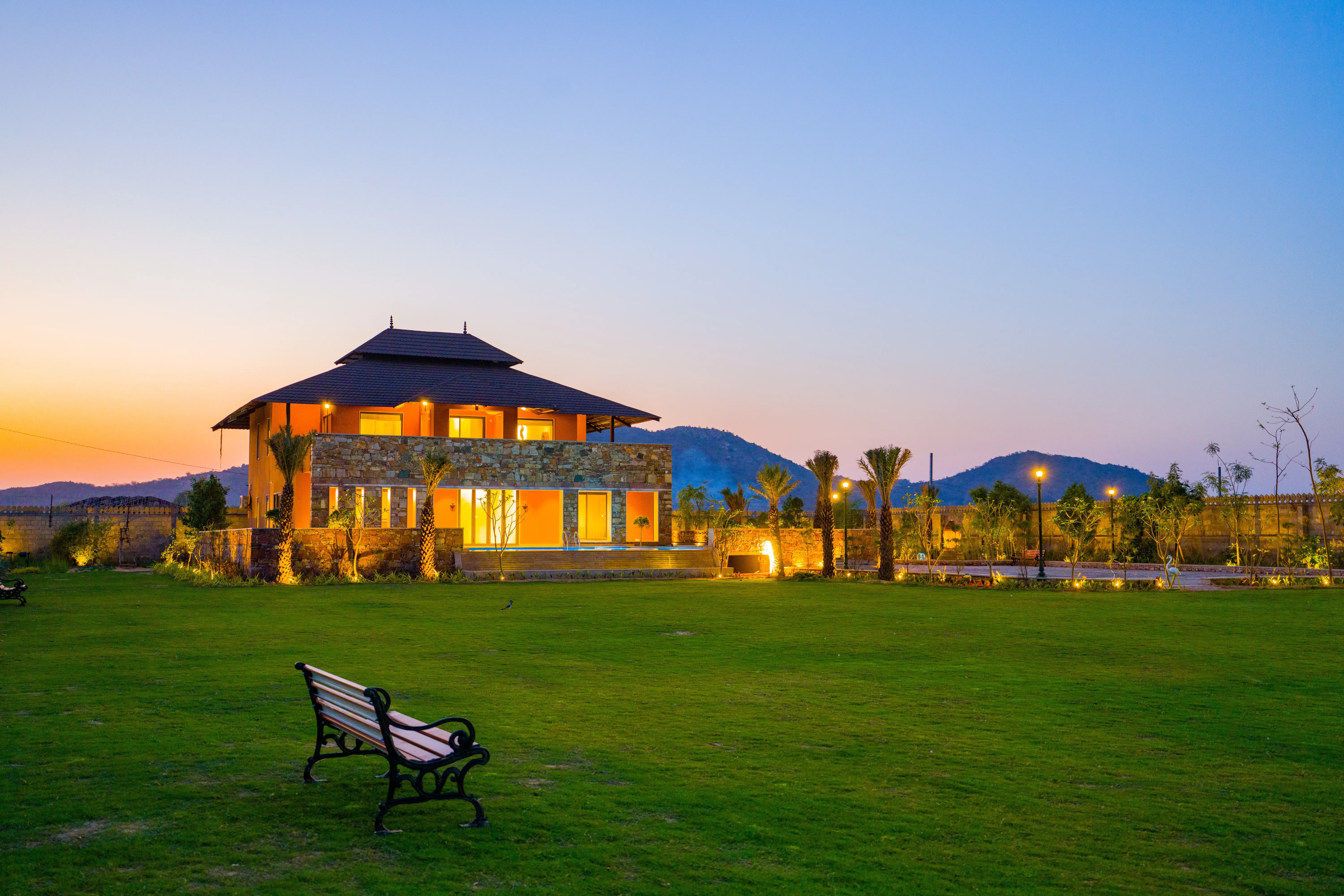 The Kanota Retreat | 4-BHK Villa Near Kanota Dam With Private Pool & Stunning Hill Views — photo 16