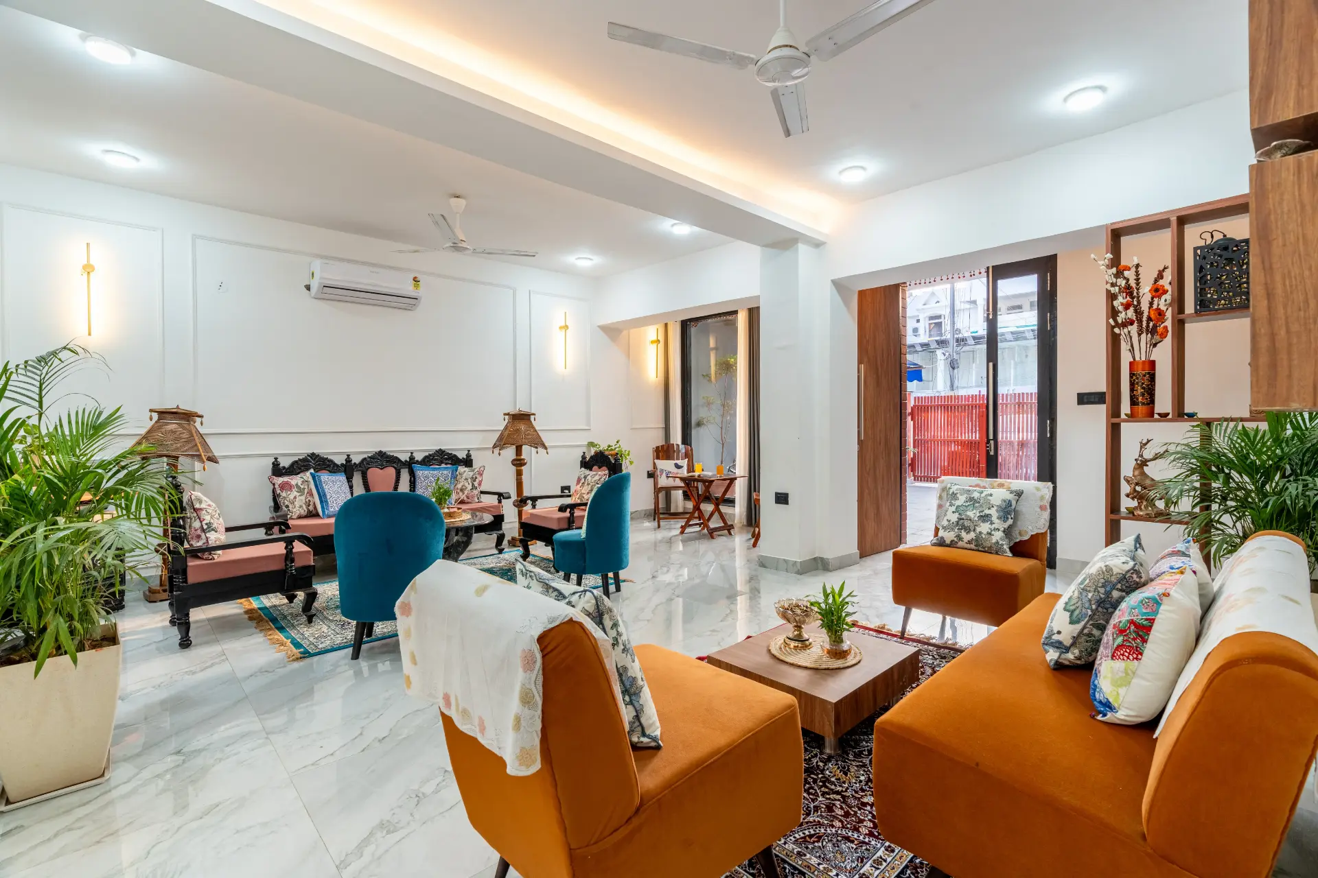 Ramalaya - A Stunning 4-BHK Retreat With Courtyard & a Lush Garden