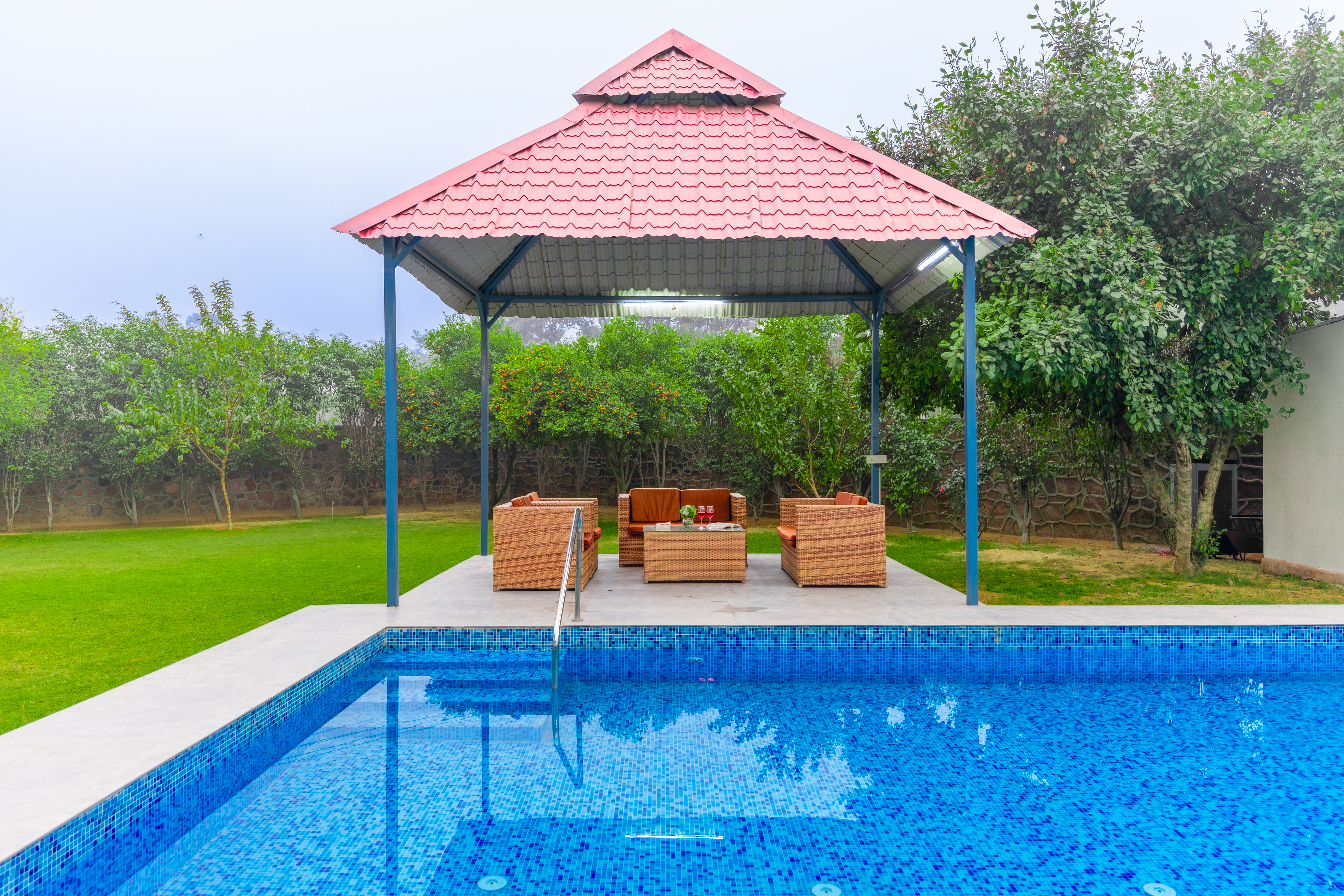 Luxe FarmAcre | Pet-friendly 4-BHK Villa With Private Pool, Garden & Terrace — photo 2