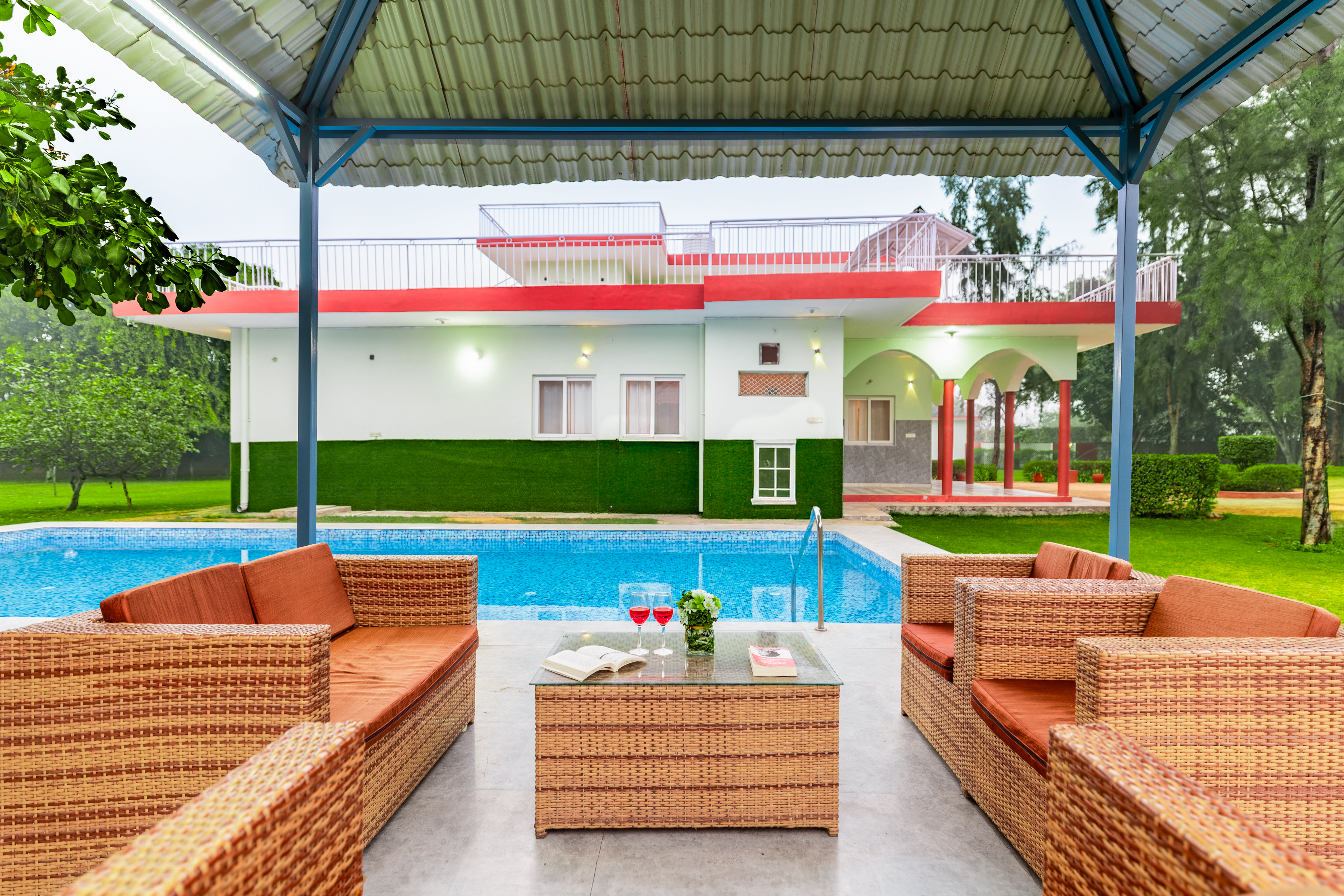 Luxe FarmAcre | Pet-friendly 4-BHK Villa With Private Pool, Garden & Terrace — photo 8