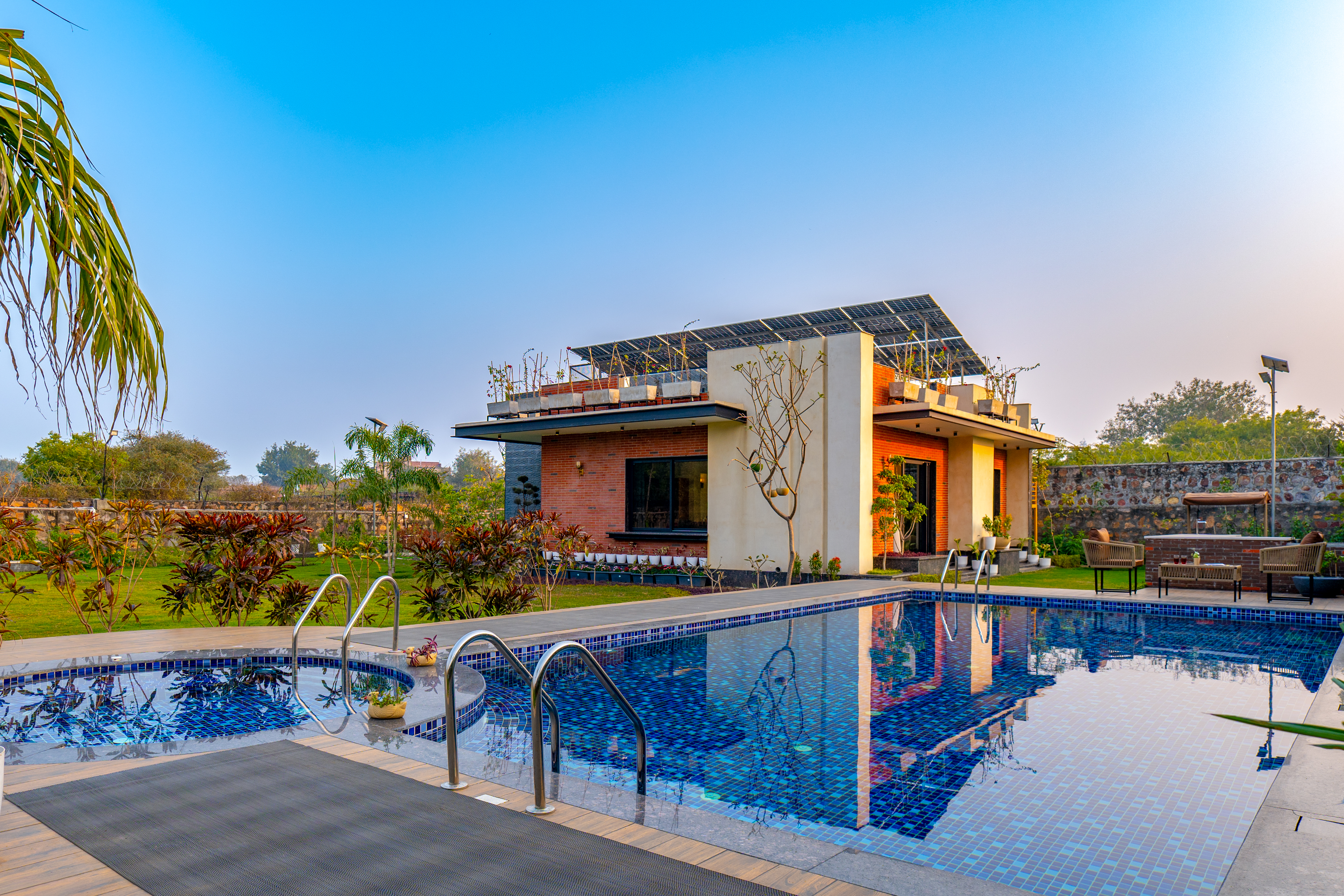 Prassanam Vatika | 2-BHK Hillside Villa with Private Pool & Expansive 1-Acre Garden — photo 3