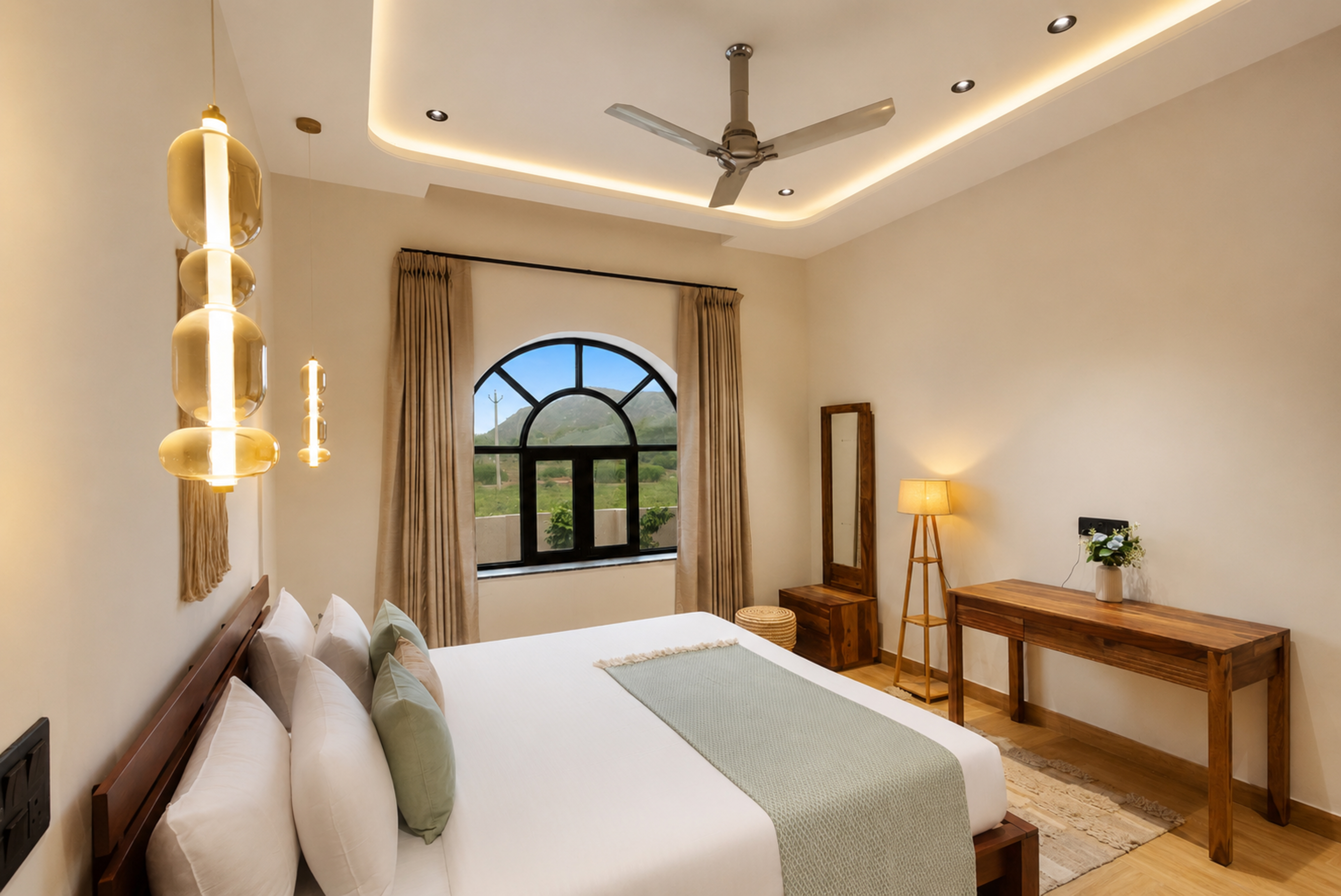 Belvedere Villa | Chic 4-BHK Retreat with Pool, Bar & Landscaped Garden — photo 15