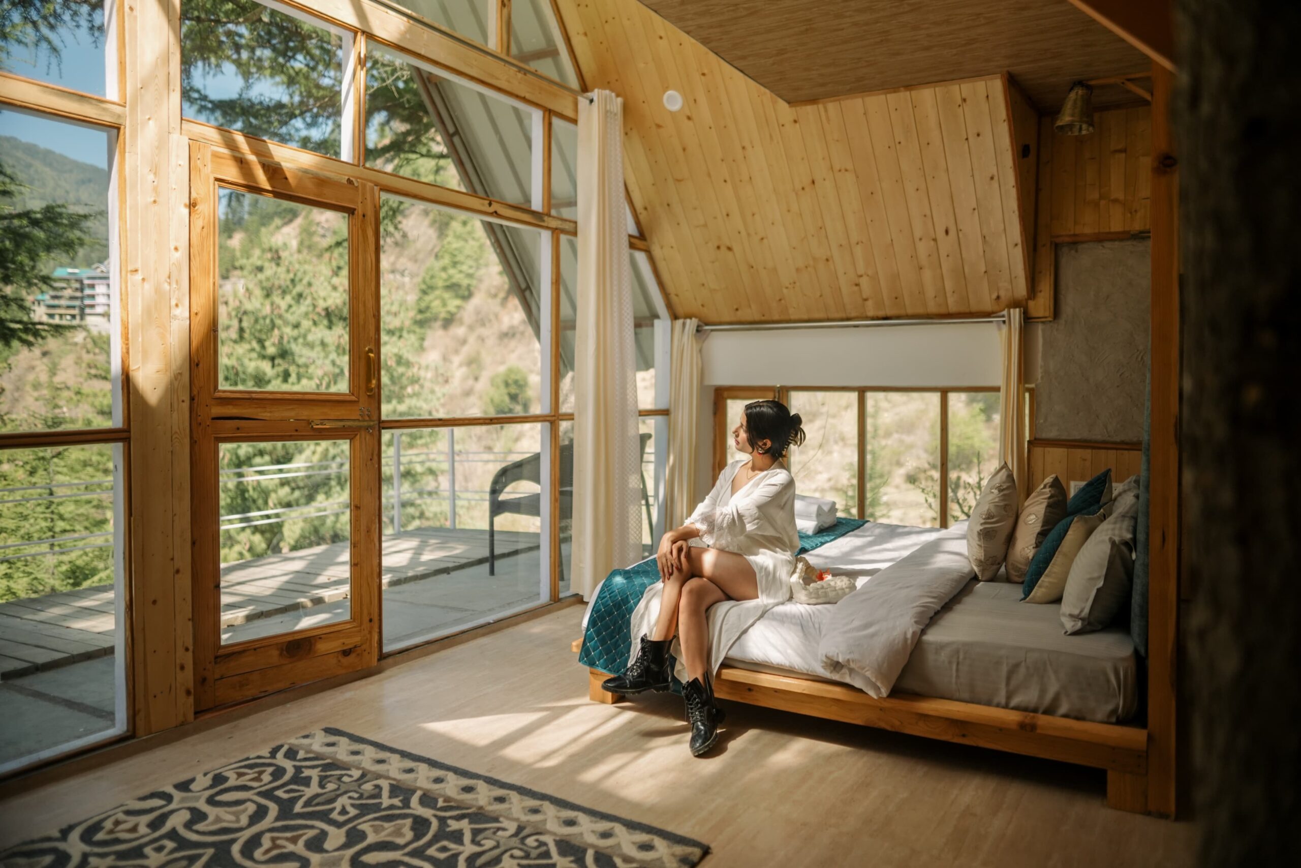 A‑Frame Glass Treehouse Cabins