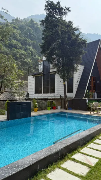 A Frame Villa with Jacuzzi Pool & Valley View — photo 17