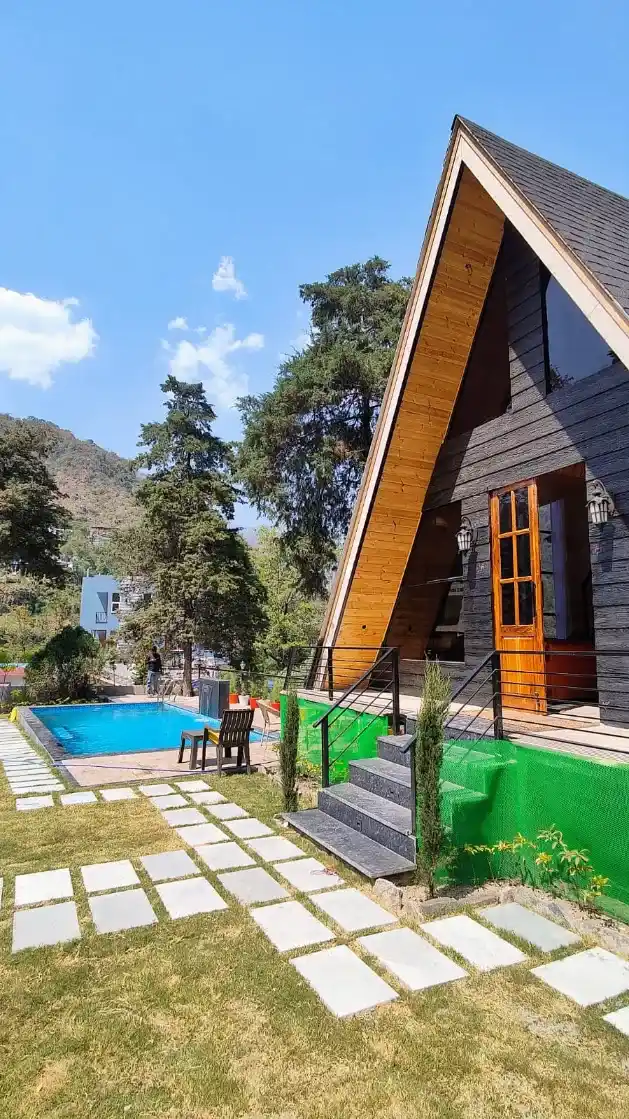 A Frame Villa with Jacuzzi Pool & Valley View — photo 3